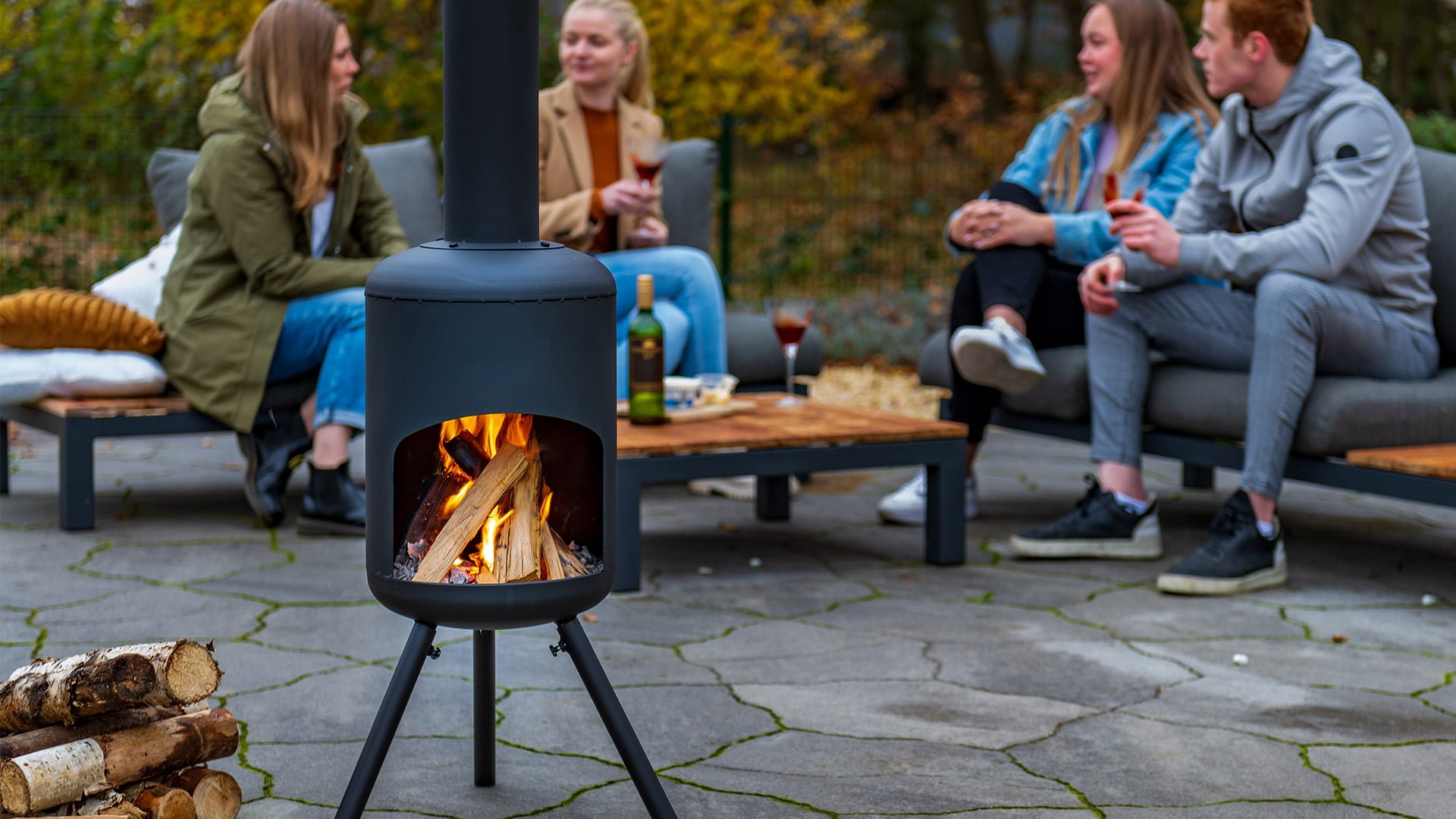 Fuego\u0020Vuurhaard\u0020Klein\u0020Zwart\u0020Diameter\u002032cm\u0020Terrasverwarming\u0020Sfeerhaard