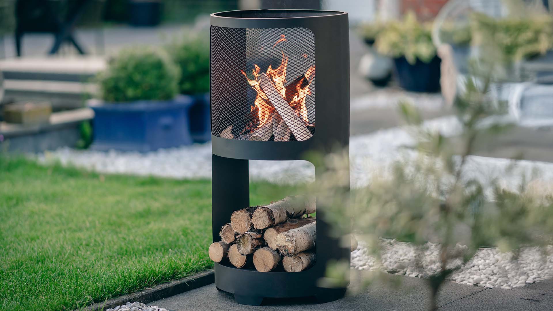 Buffalo\u0020Vuurhaard\u0020Fire\u0020Pit\u0020Zwart\u0020Diameter\u002044cm\u0020Terrasverwarming\u0020Sfeerhaard