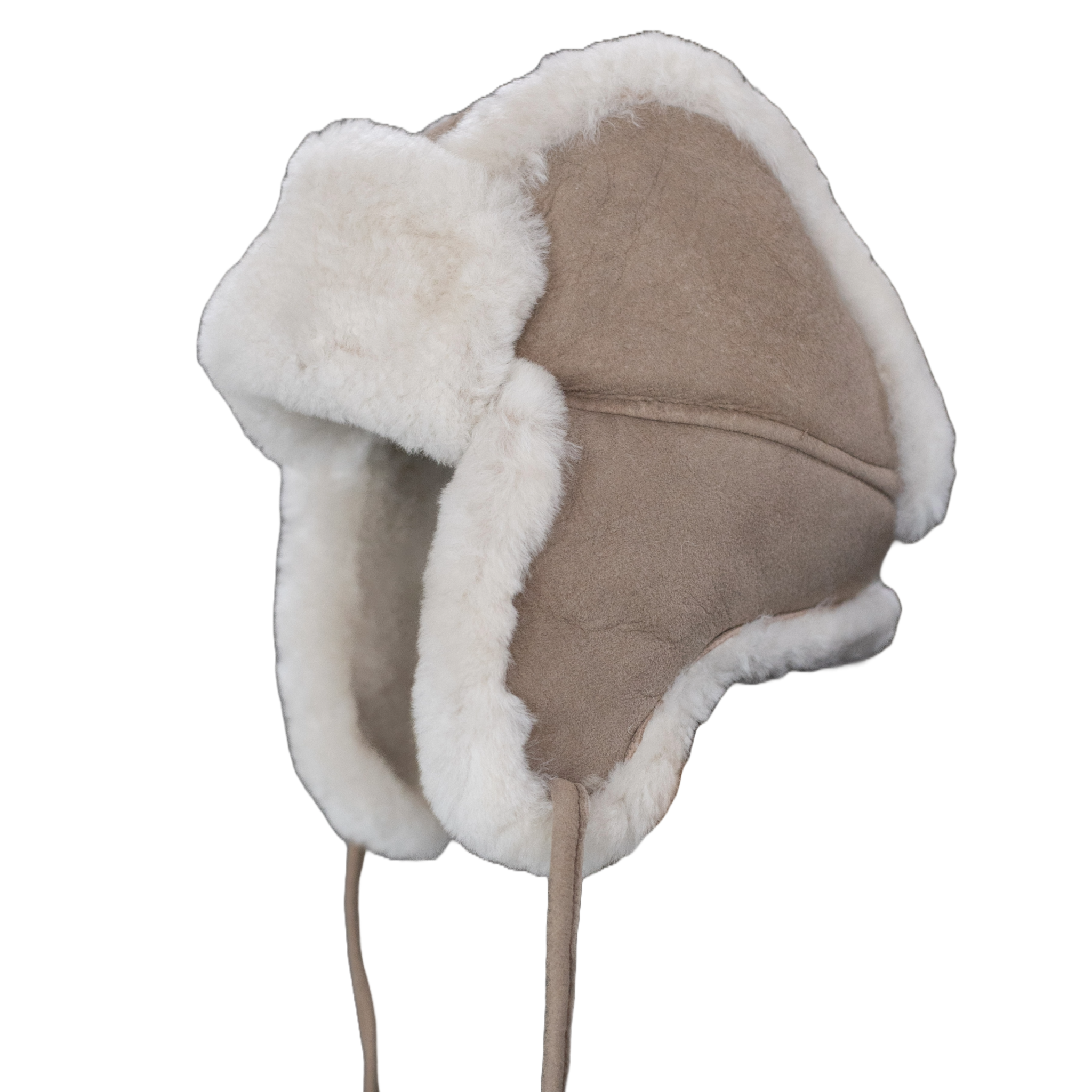 Schapenvacht\u0020baby\u0020\u0026\u0020kinder\u0020muts\u0020\u002D\u0020Taupe
