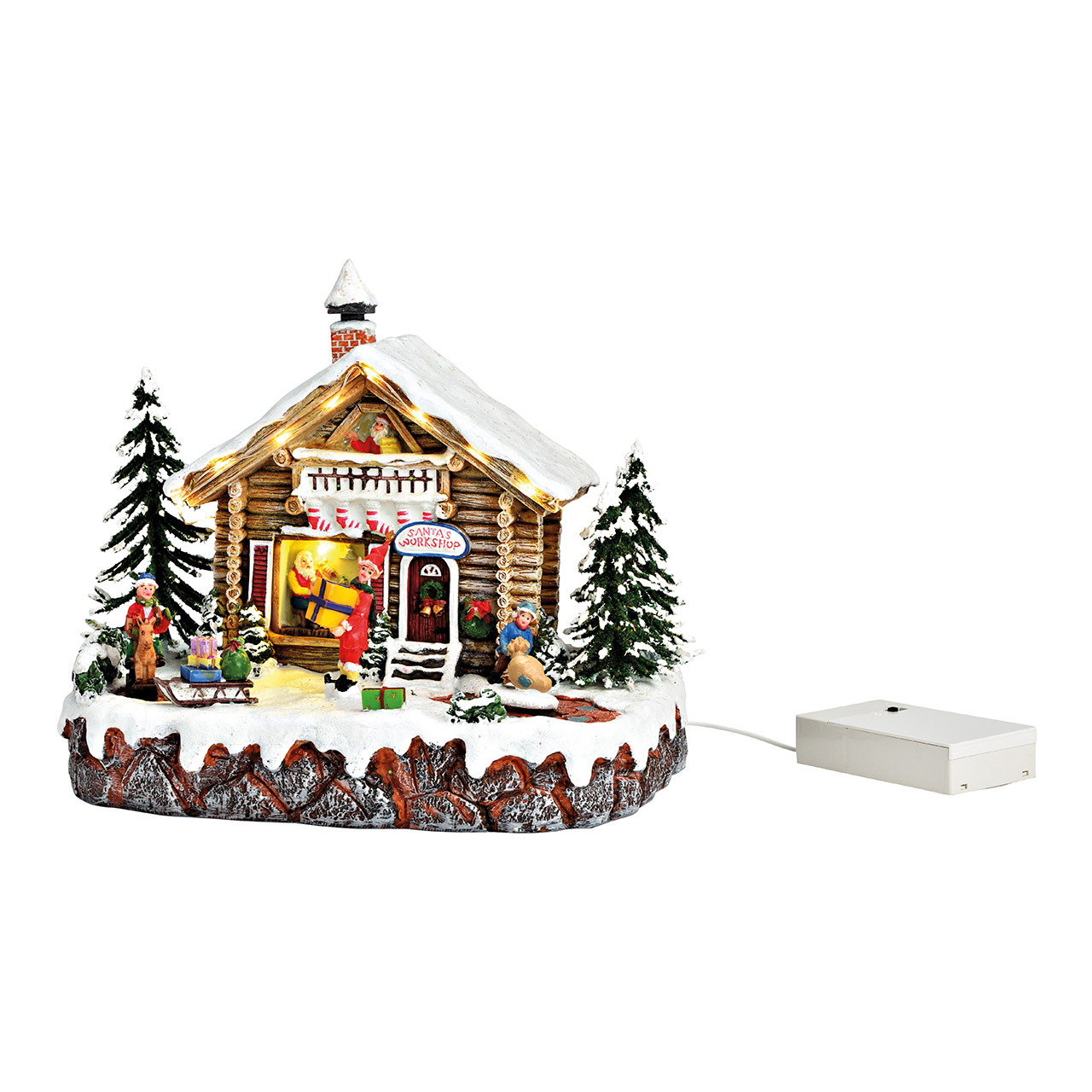 Wintersc\u00E8ne\u0020Santas\u0020werkplaats\u0020met\u0020LED\u002Dlicht,\u0020beweegbaar\u0020figuurtje\u0020van\u0020poly,\u0020veelkleurig\u0020\u0028B\u002FH\u002FD\u0029\u002023x19x17\u0020cm,\u0020werkt\u0020op\u00203xAA\u002Dbatterijen,\u0020niet\u0020inbegrepen
