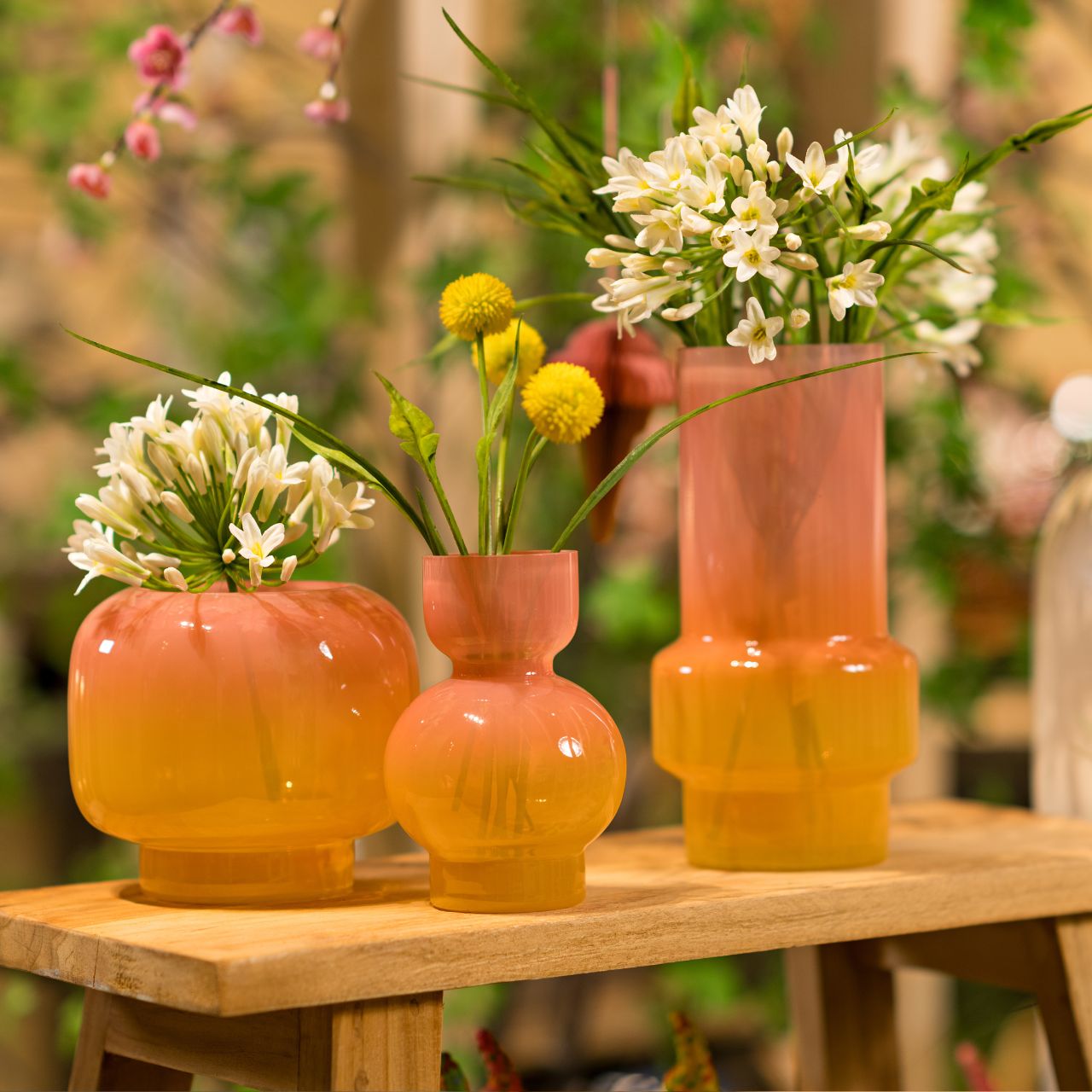 Vaas\u0020van\u0020glas\u0020pink\u002Froze\u0020\u0028B\u002FH\u002FD\u0029\u002013x25x13cm