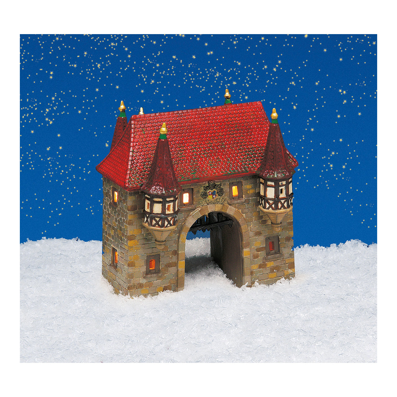 Windlicht\u0020stadspoort\u0020van\u0020porselein\u0020met\u0020verlichting,\u0020B18\u0020x\u0020D7\u0020x\u0020H19\u0020cm