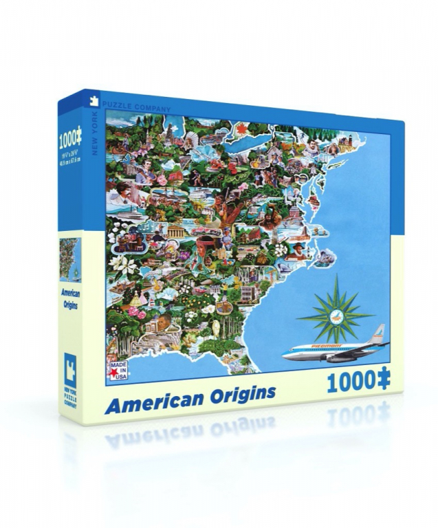 New\u0020York\u0020Puzzle\u0020Company\u0020Legpuzzel\u0020Amerikaanse\u0020Oorsprongen\u0020\u002D\u00201000\u0020stukjes