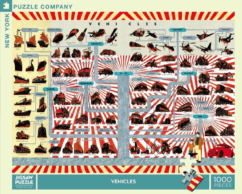 New\u0020York\u0020Puzzle\u0020Company\u0020Puzzel\u0020Voertuigen\u0020\u002D\u00201000\u0020stukjes