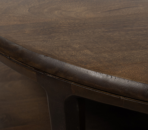 Bijzettafel\u0020\u00D850,\u0020H50,\u0020bruin\u0020walnoot