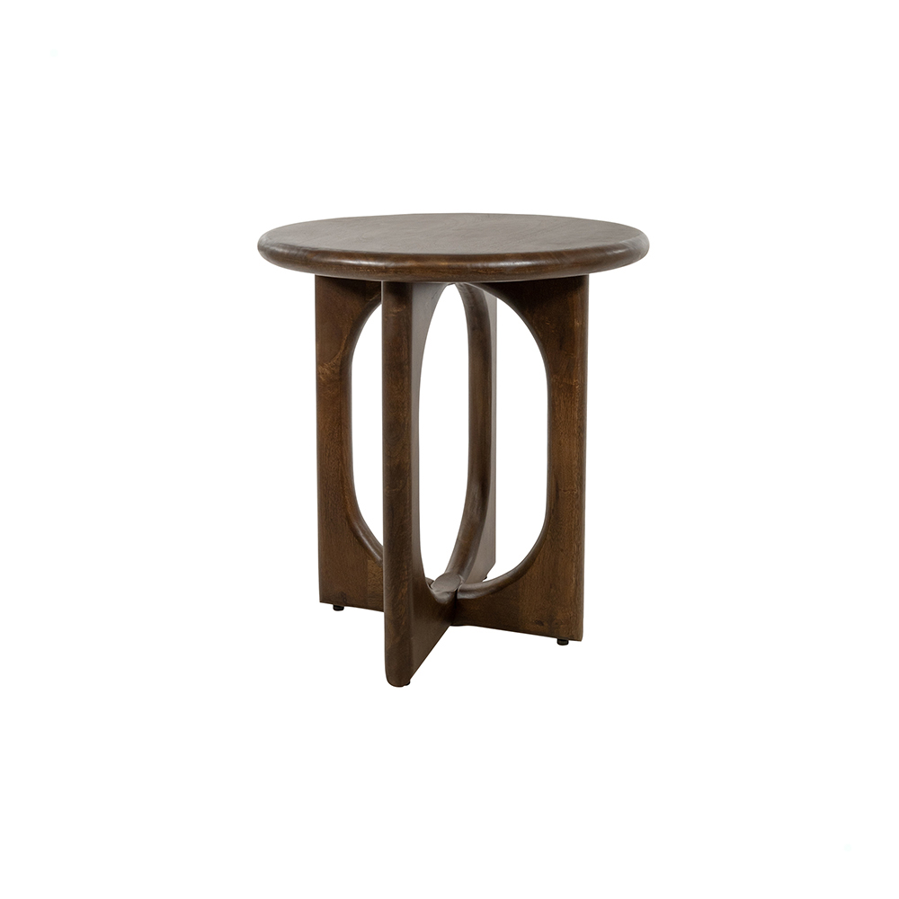 Bijzettafel\u0020\u00D850,\u0020H55,\u0020mangohout\u002Fwalnoot