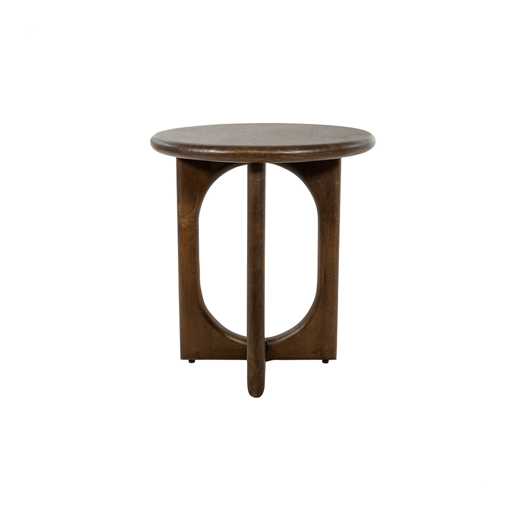 Bijzettafel\u0020\u00D850,\u0020H55,\u0020mangohout\u002Fwalnoot