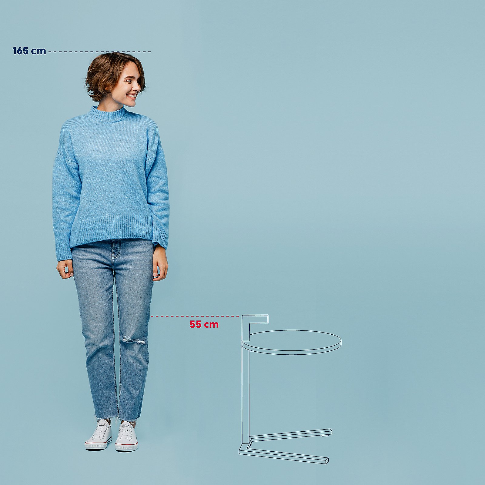 Eiken\u0020bijzettafel