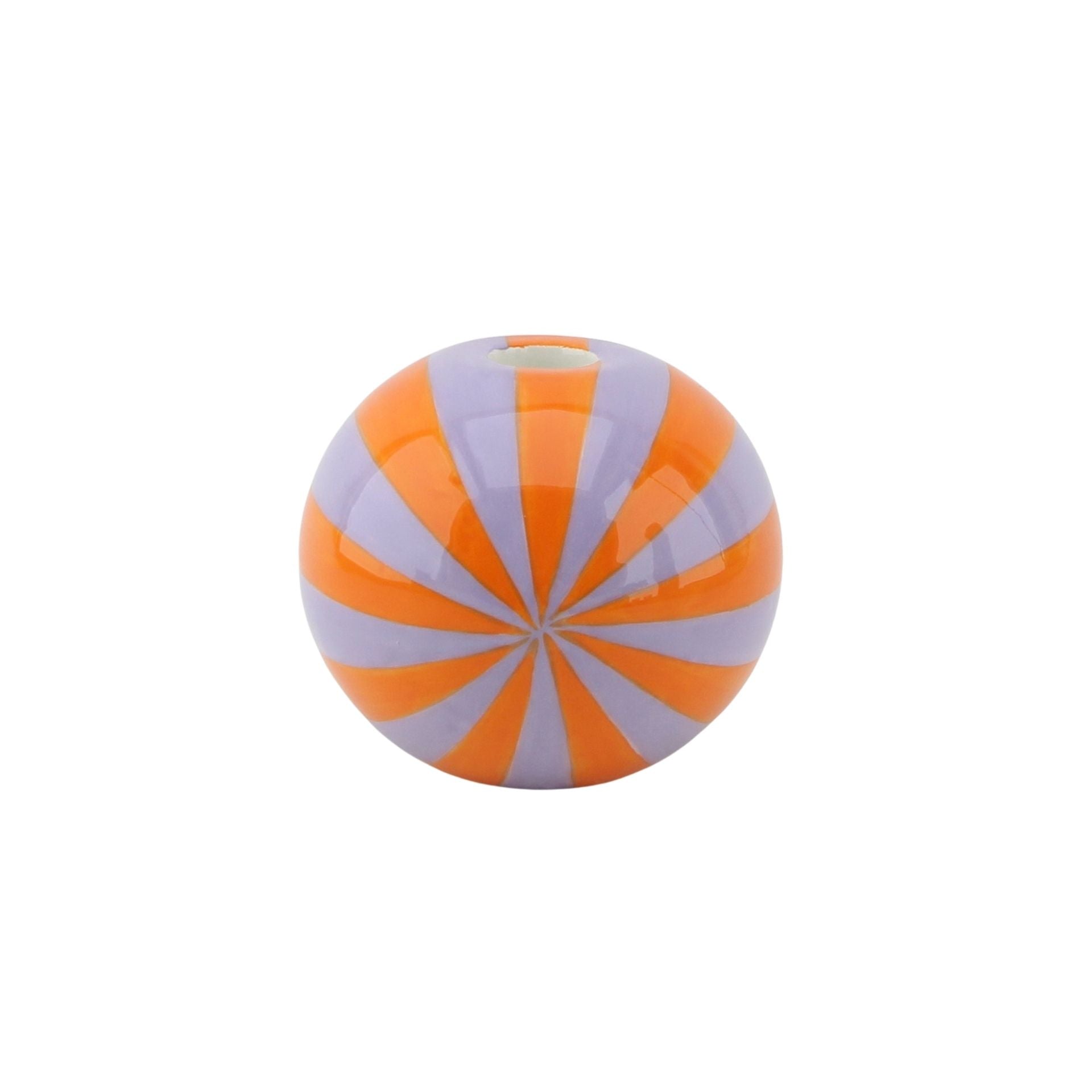Kaarsenhouder\u0020\u002D\u0020Bloemvaas\u0020Swirl\u0020\u002D\u0020Oranje\u002FLila\u0020\u002D\u002010x10x10\u0020cm