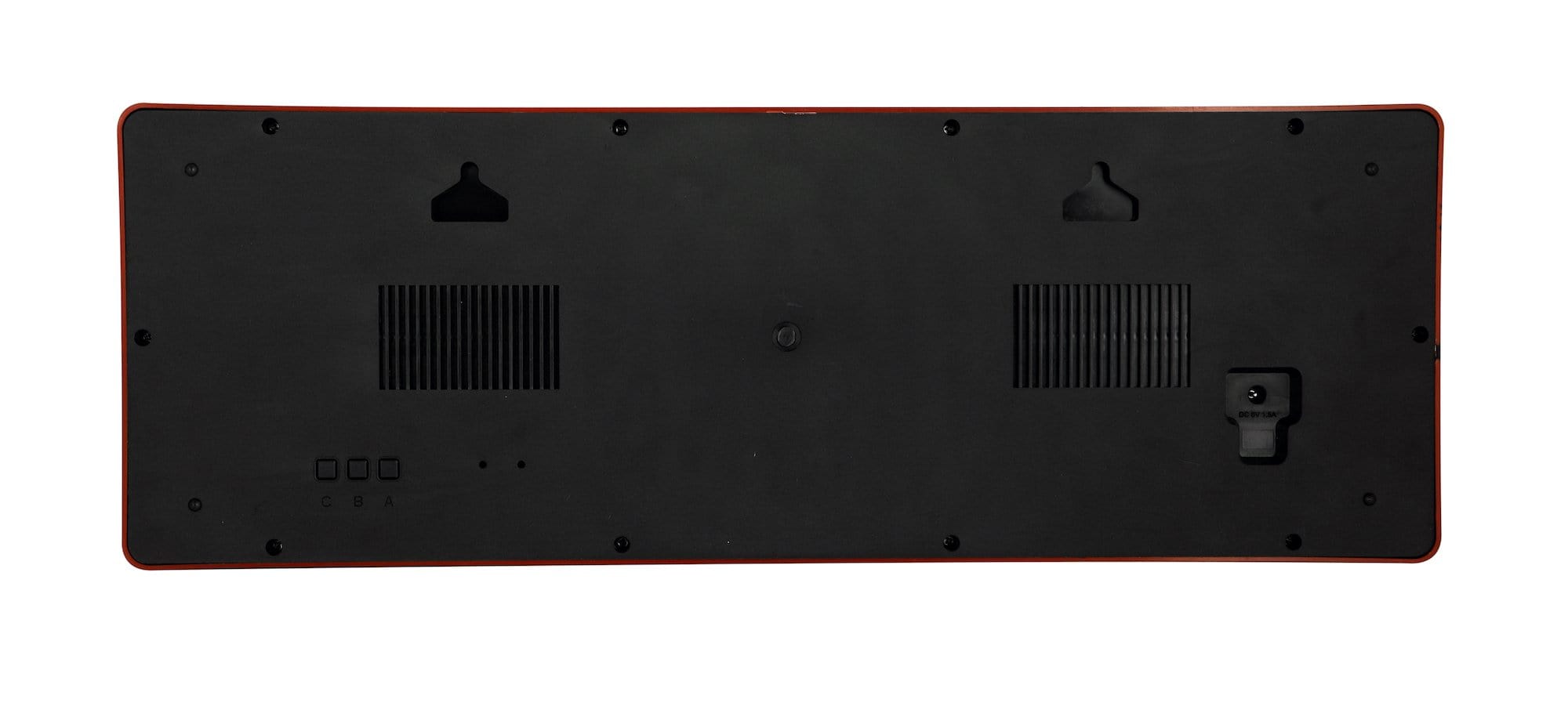 Wand\u002D\u002Ftafelklok\u0020\u002D\u002051,5\u0020x\u002018\u0020x\u00204,5\u0020cm\u0020\u002D\u0020plastic\u0020\u002D\u0020\u0027Big\u0020D\u0027