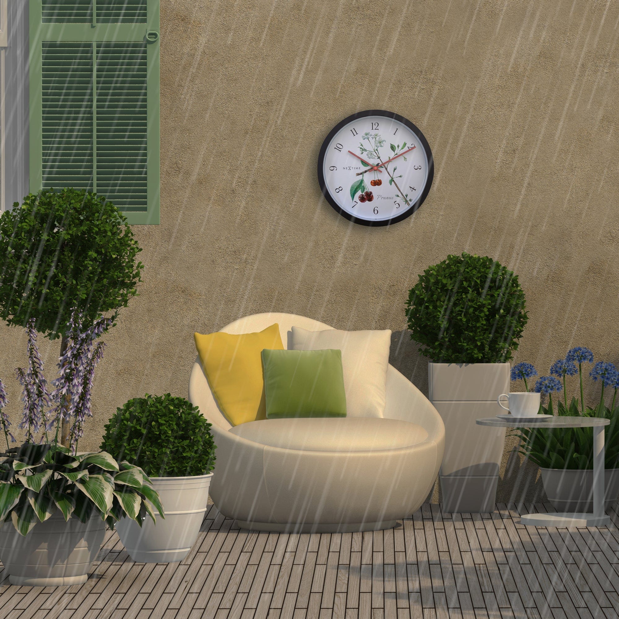 Weerbestendige\u0020buitenklok\u0020\u002D\u002030,5\u0020cm\u0020\u002D\u0020Prunus