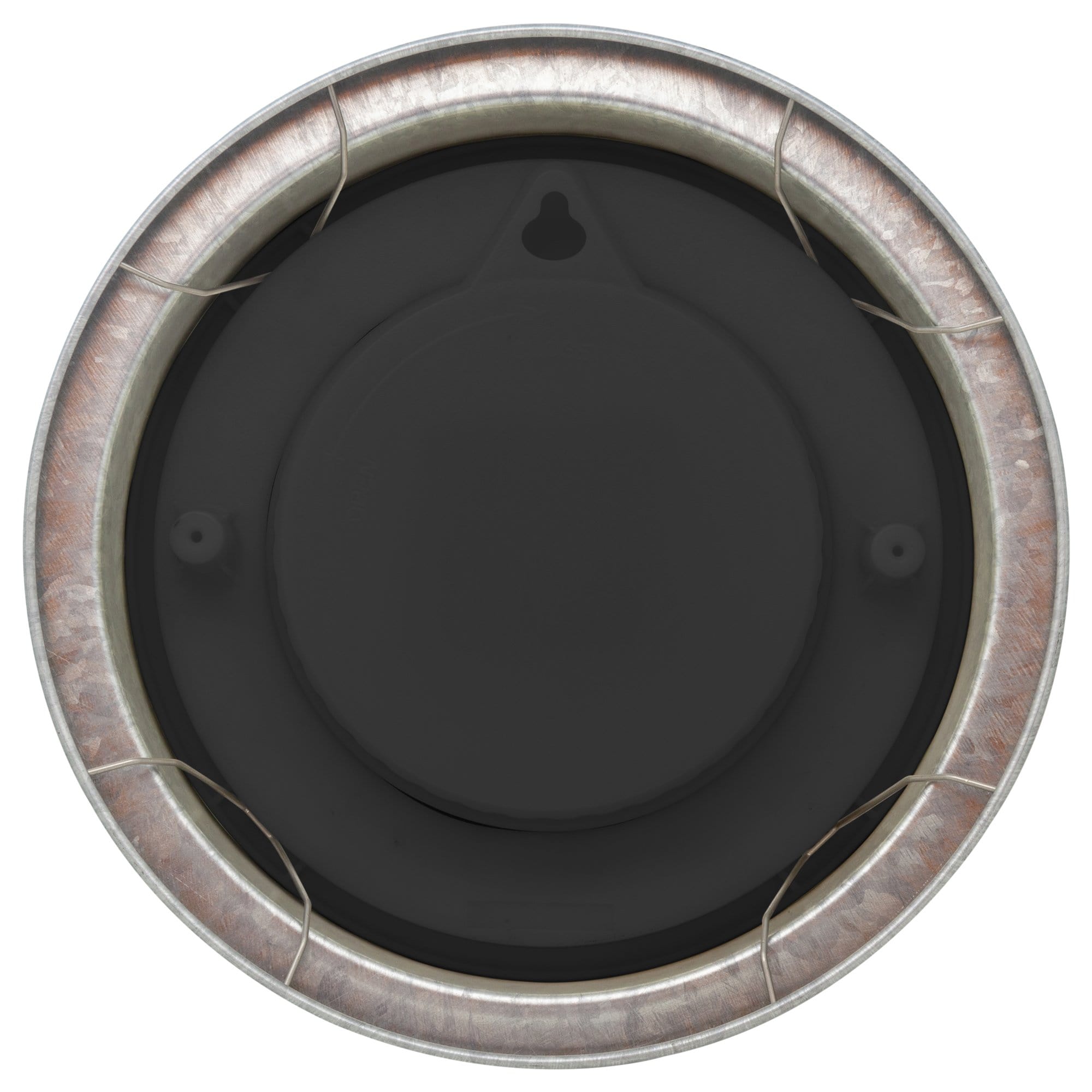 Weerbestendige\u0020buitenwandklok\u0020\u002D\u002022\u0020cm\u0020\u002D\u0020metaal\u0020\u002D\u0020gegalvaniseerd\u0020\u002D\u0020klaproos