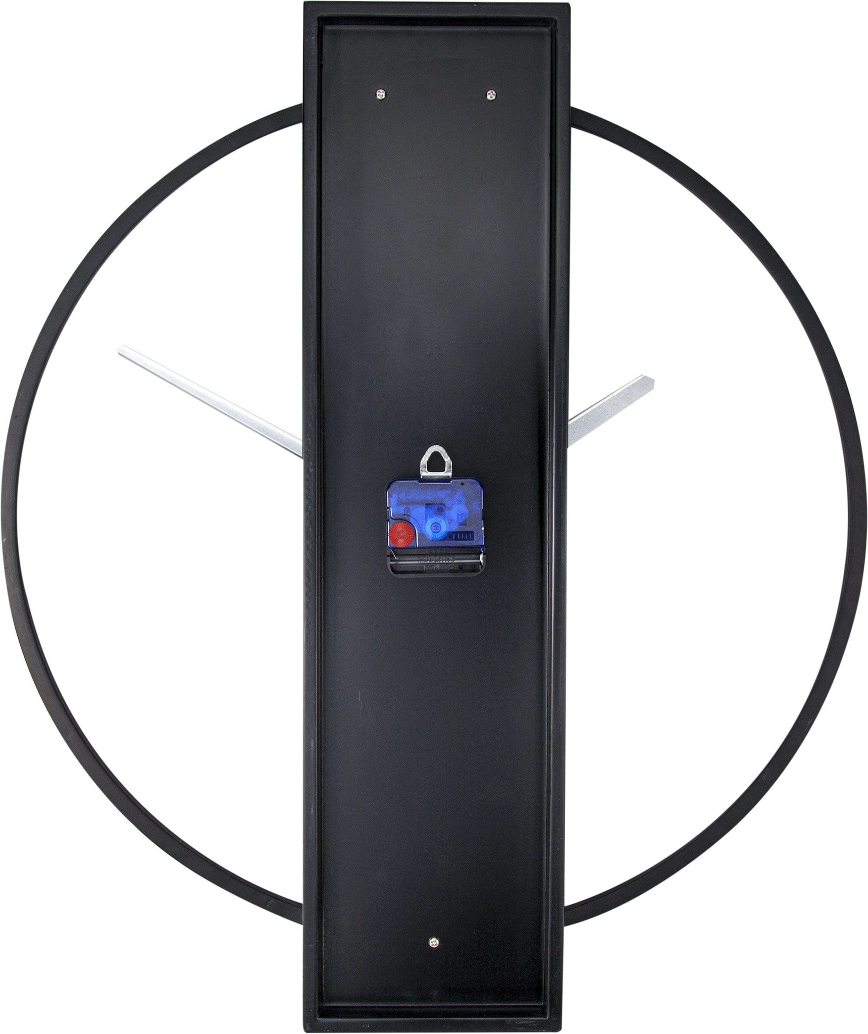 Wandklok\u0020\u002D\u002050,8\u0020x\u002058,2\u0020x\u00204,3\u0020cm\u0020\u002D\u0020Hout\u002FStaal