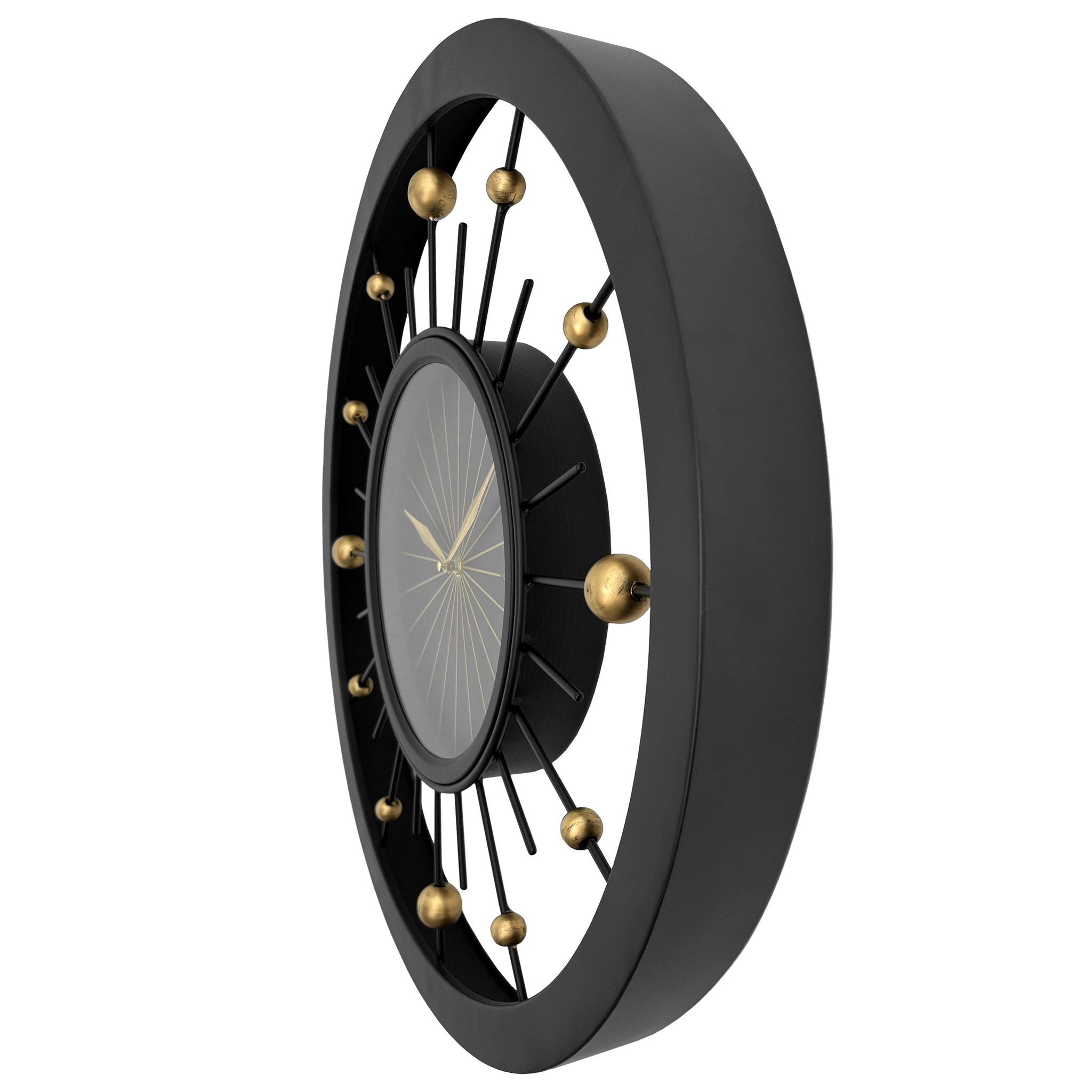 Wandklok\u002060\u0020cm\u0020\u002D\u0020geruisloos\u0020\u002D\u0020zwart\u0020\u002D\u0020metaal\u0020\u002D\u0020NeXtime\u0020\u0027Orbit\u0027