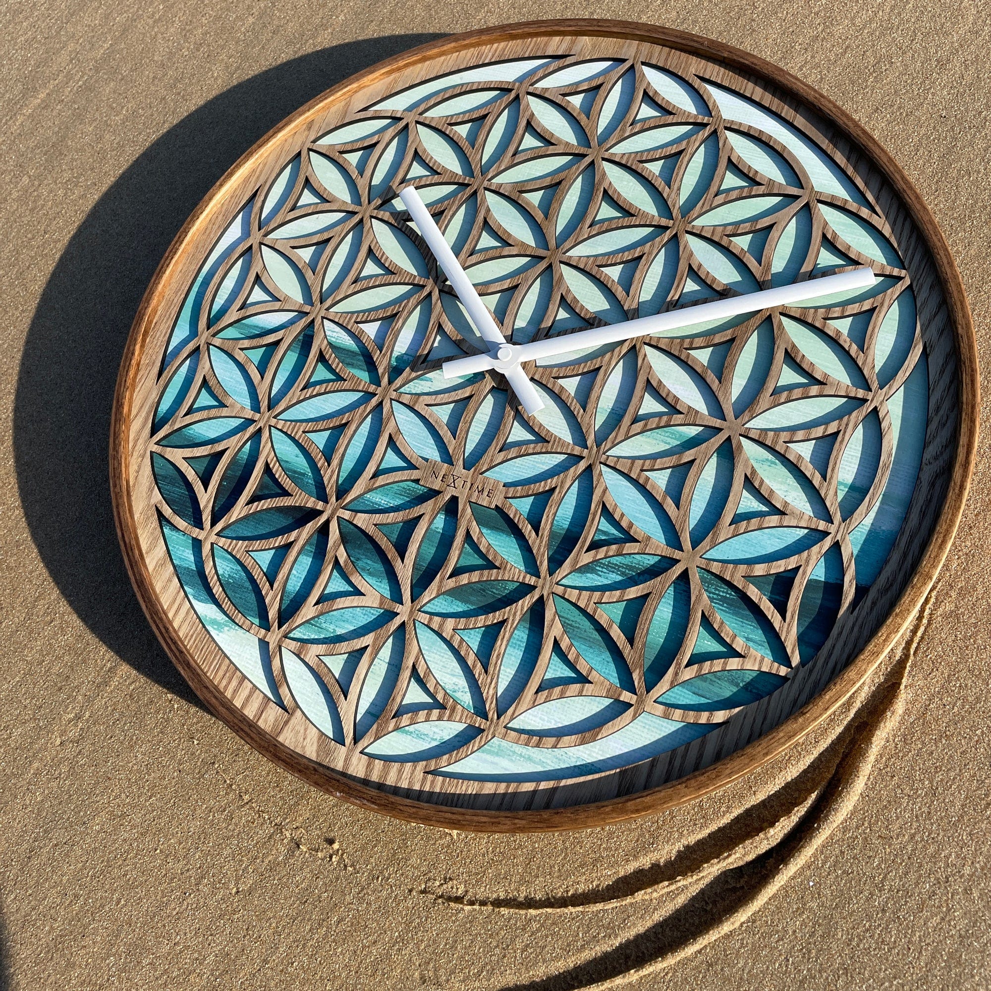 Wandklok\u002040\u0020cm\u0020\u002D\u0020Stil\u0020\u002D\u0020Groen\u0020\u002D\u0020Hout\u0020\u002D\u0020\u0022Concord\u0022