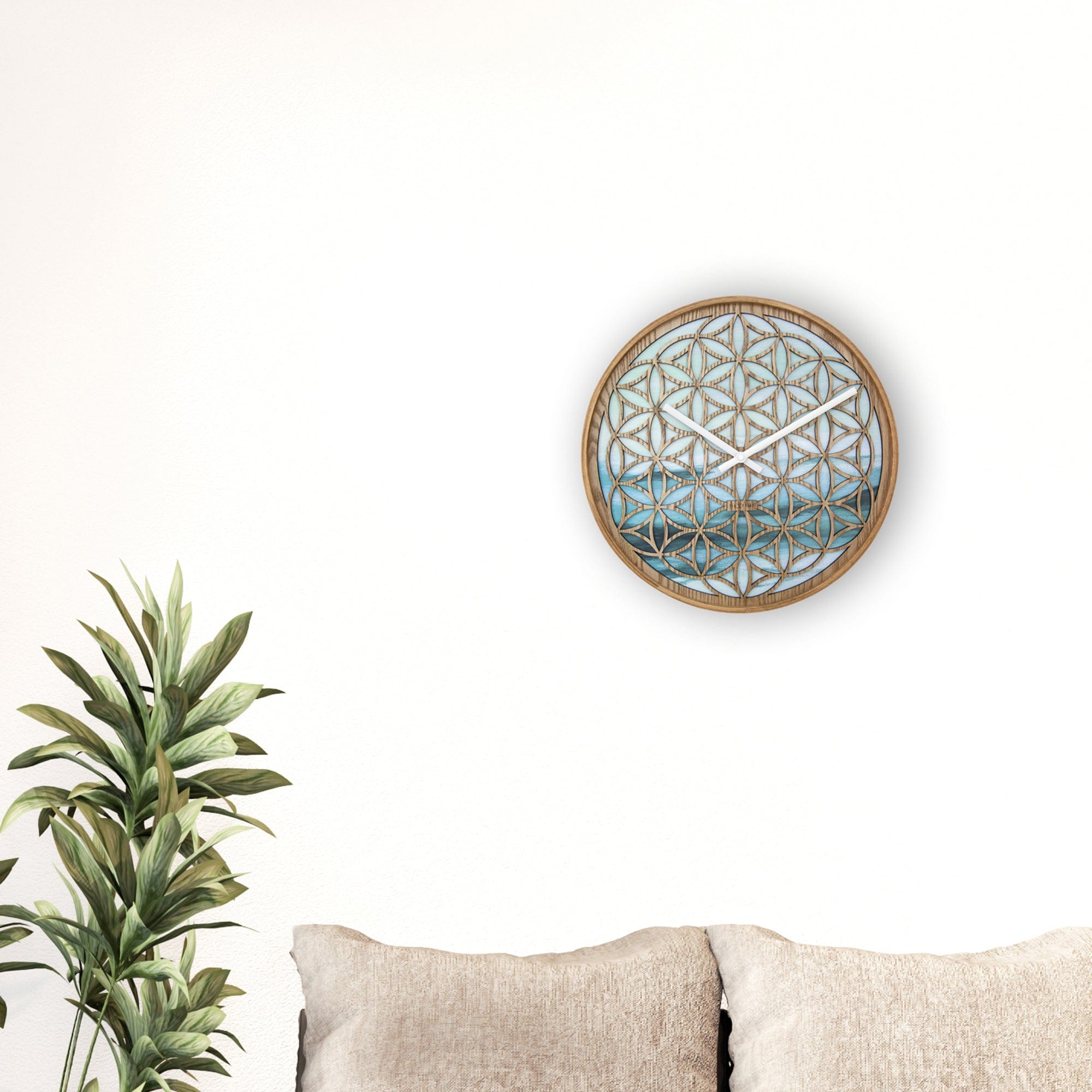 Wandklok\u002040\u0020cm\u0020\u002D\u0020Stil\u0020\u002D\u0020Groen\u0020\u002D\u0020Hout\u0020\u002D\u0020\u0022Concord\u0022