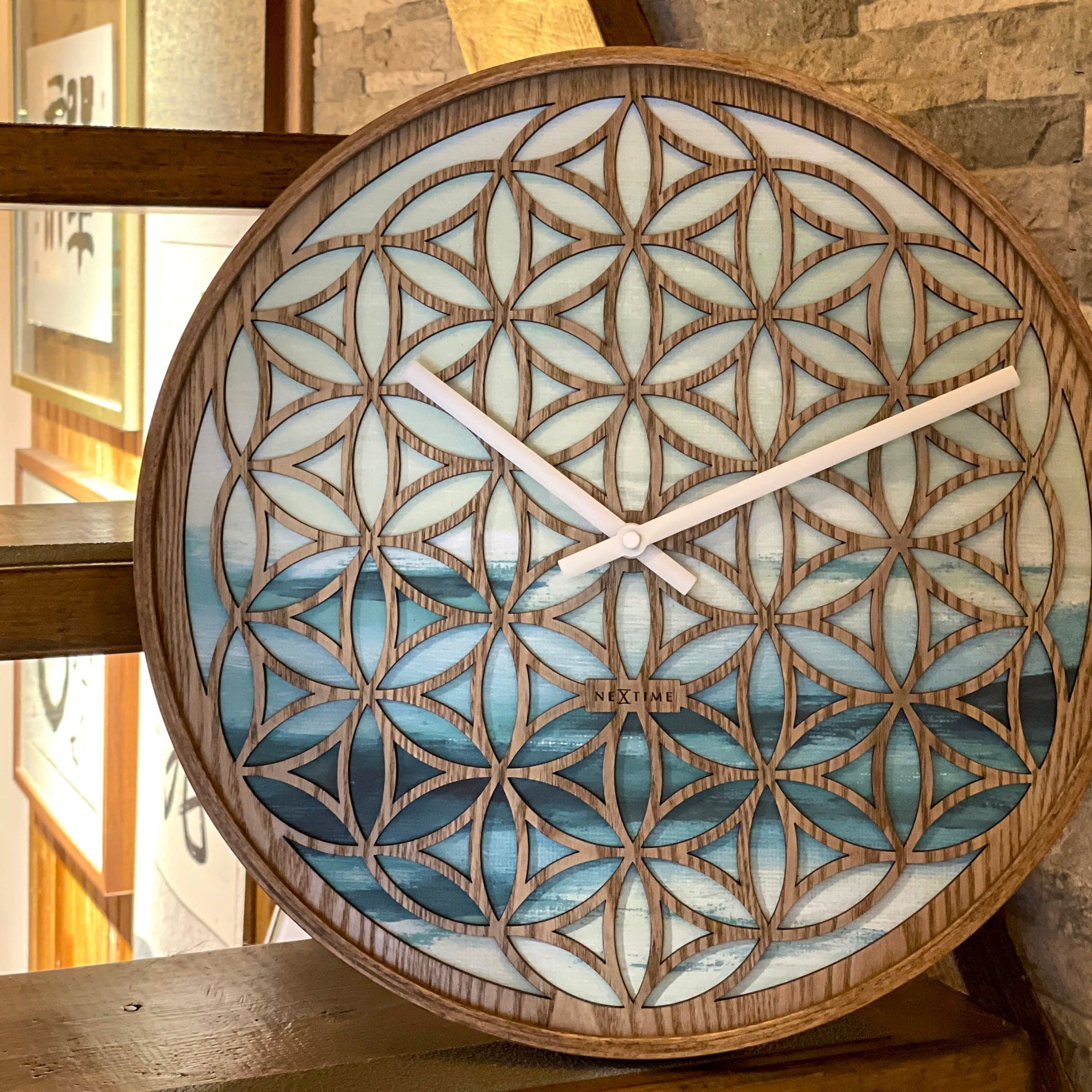 Wandklok\u002040\u0020cm\u0020\u002D\u0020Stil\u0020\u002D\u0020Groen\u0020\u002D\u0020Hout\u0020\u002D\u0020\u0022Concord\u0022