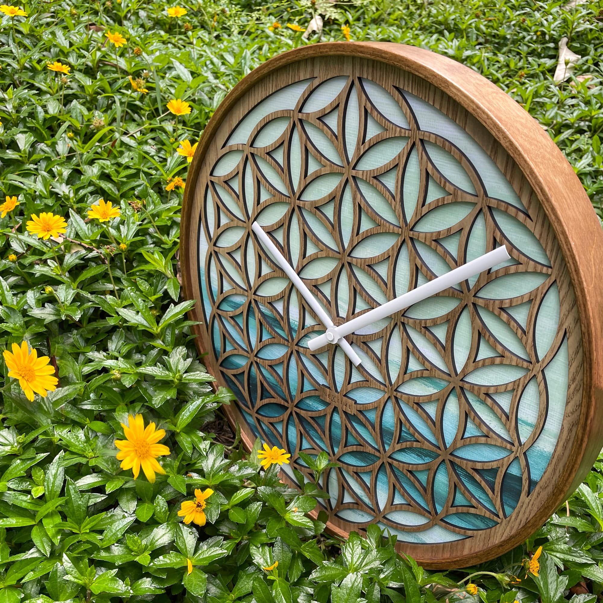 Wandklok\u002040\u0020cm\u0020\u002D\u0020Stil\u0020\u002D\u0020Groen\u0020\u002D\u0020Hout\u0020\u002D\u0020\u0022Concord\u0022