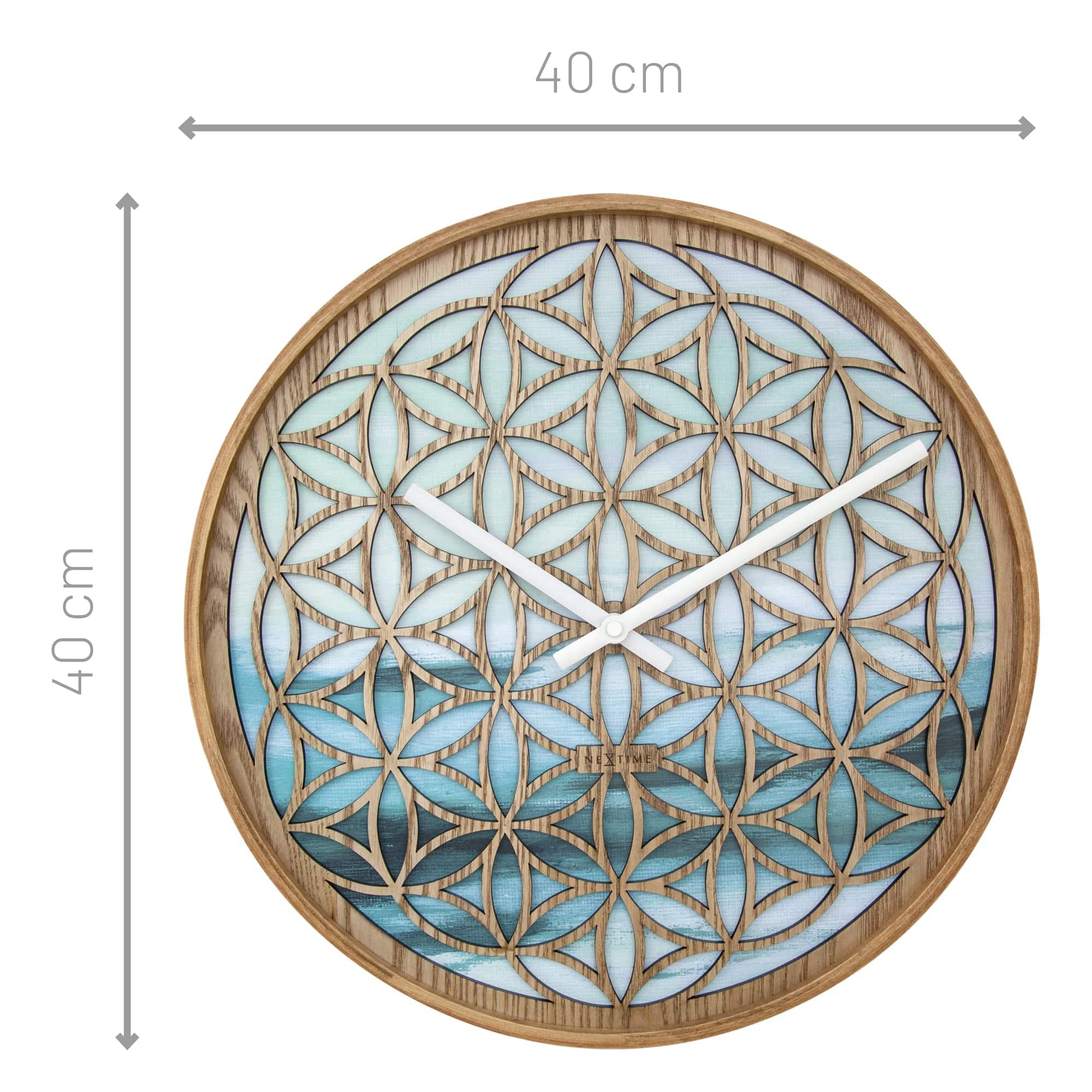 Wandklok\u002040\u0020cm\u0020\u002D\u0020Stil\u0020\u002D\u0020Groen\u0020\u002D\u0020Hout\u0020\u002D\u0020\u0022Concord\u0022