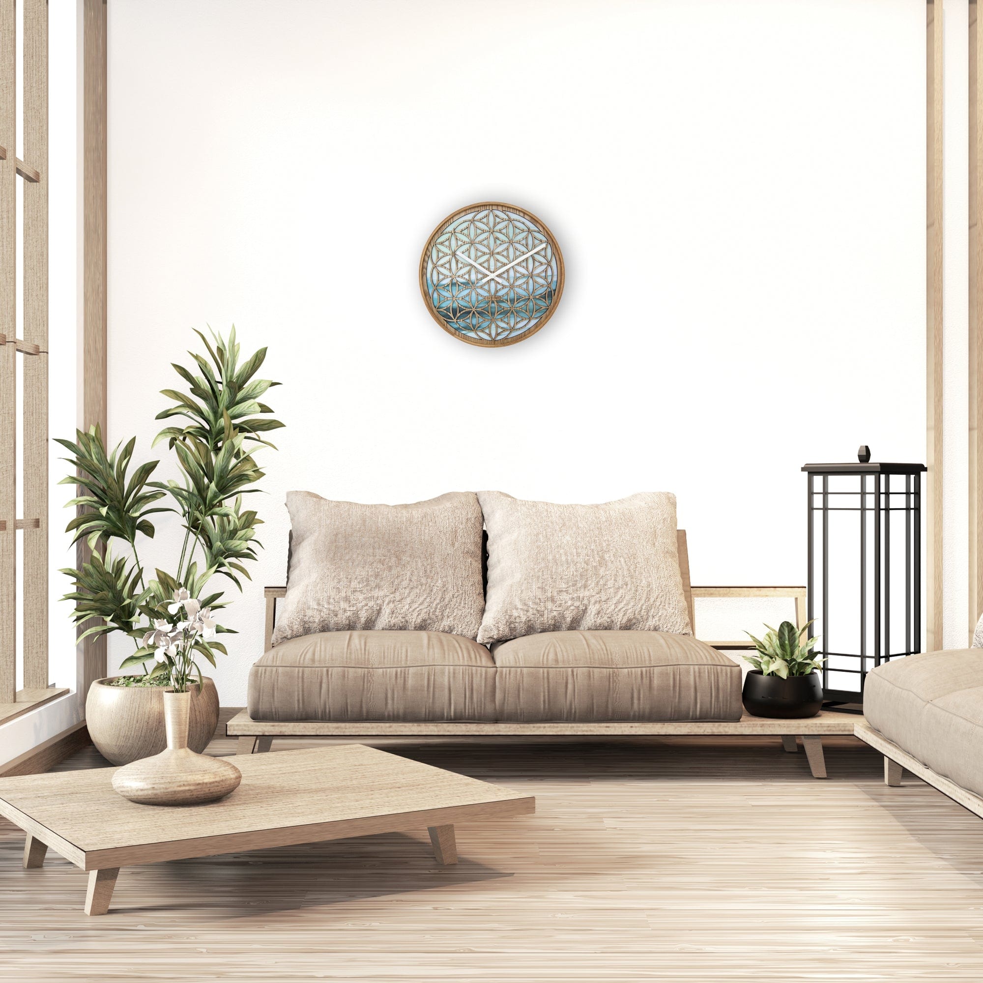 Wandklok\u002040\u0020cm\u0020\u002D\u0020Stil\u0020\u002D\u0020Groen\u0020\u002D\u0020Hout\u0020\u002D\u0020\u0022Concord\u0022