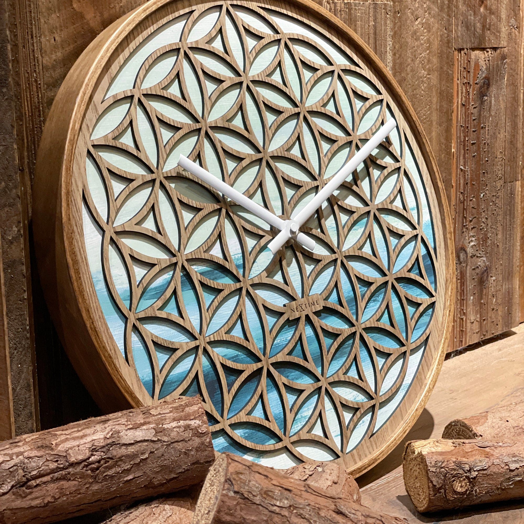 Wandklok\u002040\u0020cm\u0020\u002D\u0020Stil\u0020\u002D\u0020Groen\u0020\u002D\u0020Hout\u0020\u002D\u0020\u0022Concord\u0022