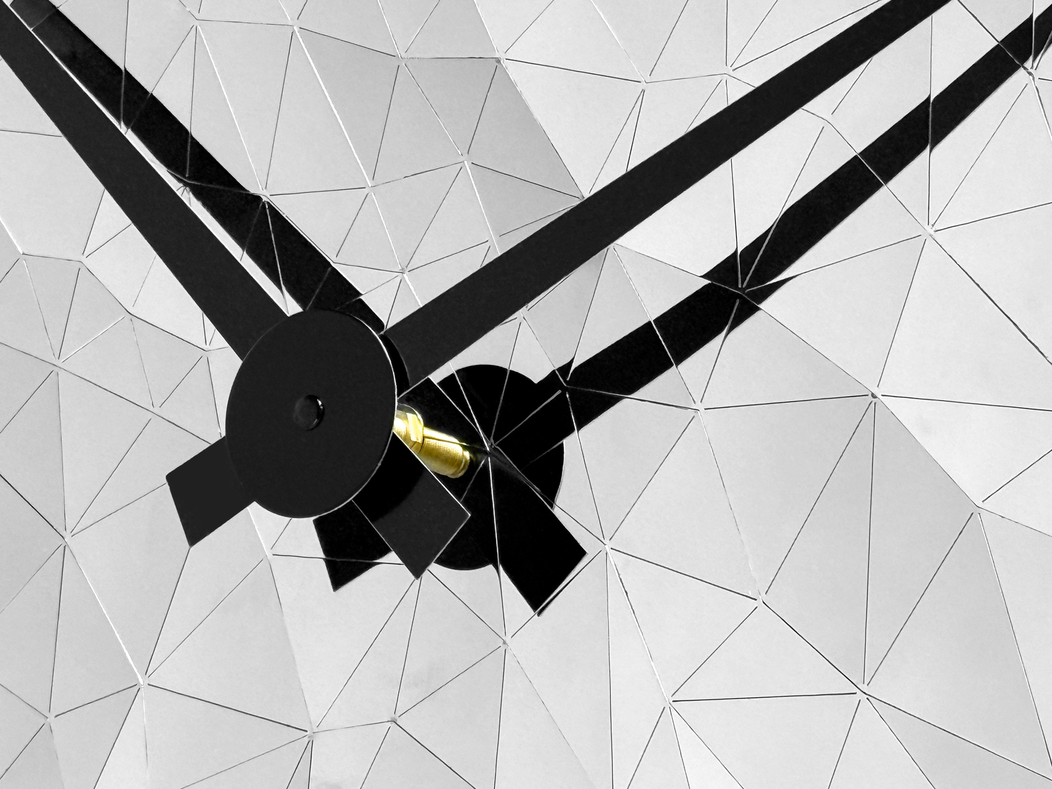 Wandklok\u002080cm\u002DStil\u002DChroom\u002DRoestvrij\u0020staal\u002DNeXtime\u0020\u0027Fragments\u0027