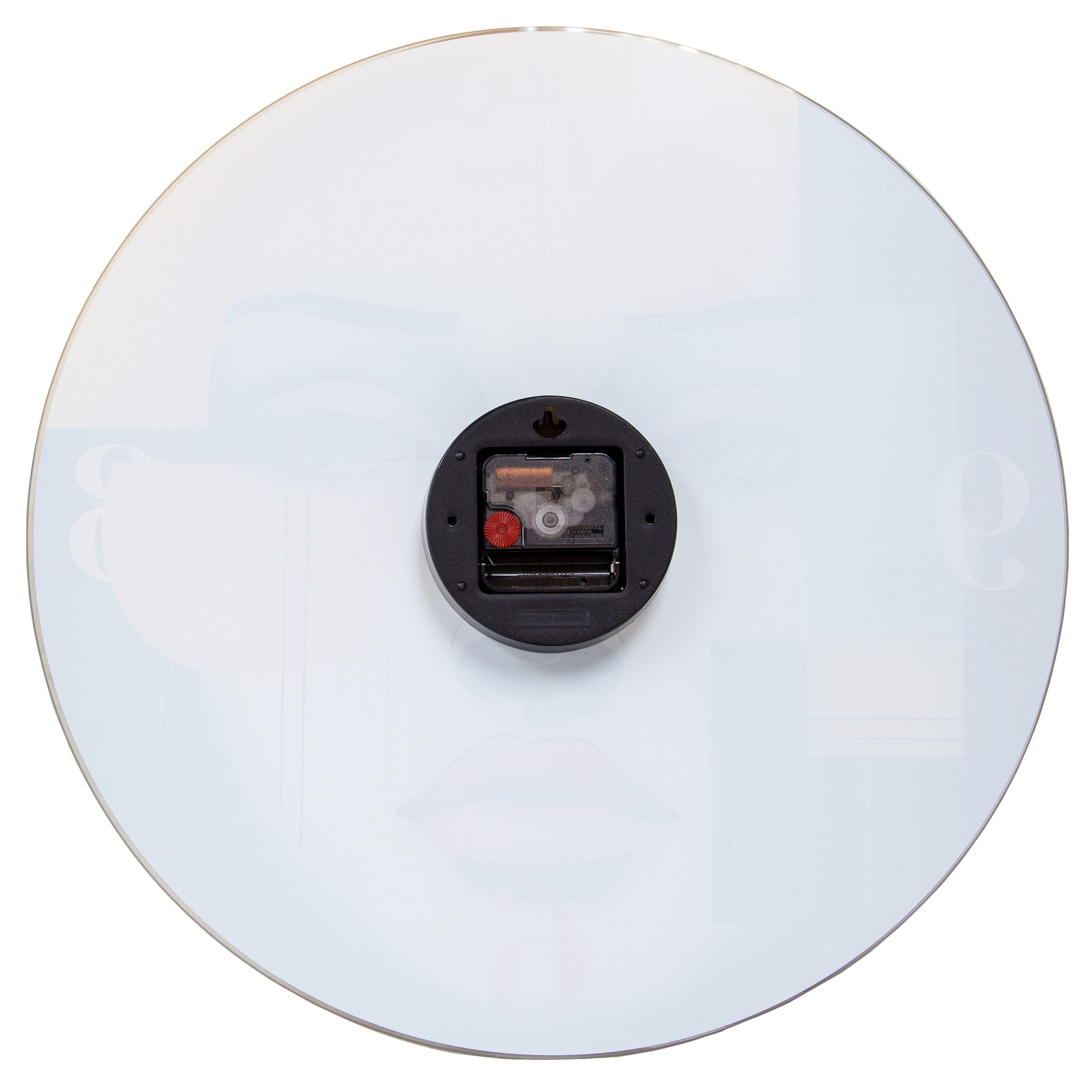 Wandklok\u002043cm\u002DGeruisloos\u002DMeerkleurig\u002DGlas\u002DNeXtime\u0020\u0027Vogue\u0027