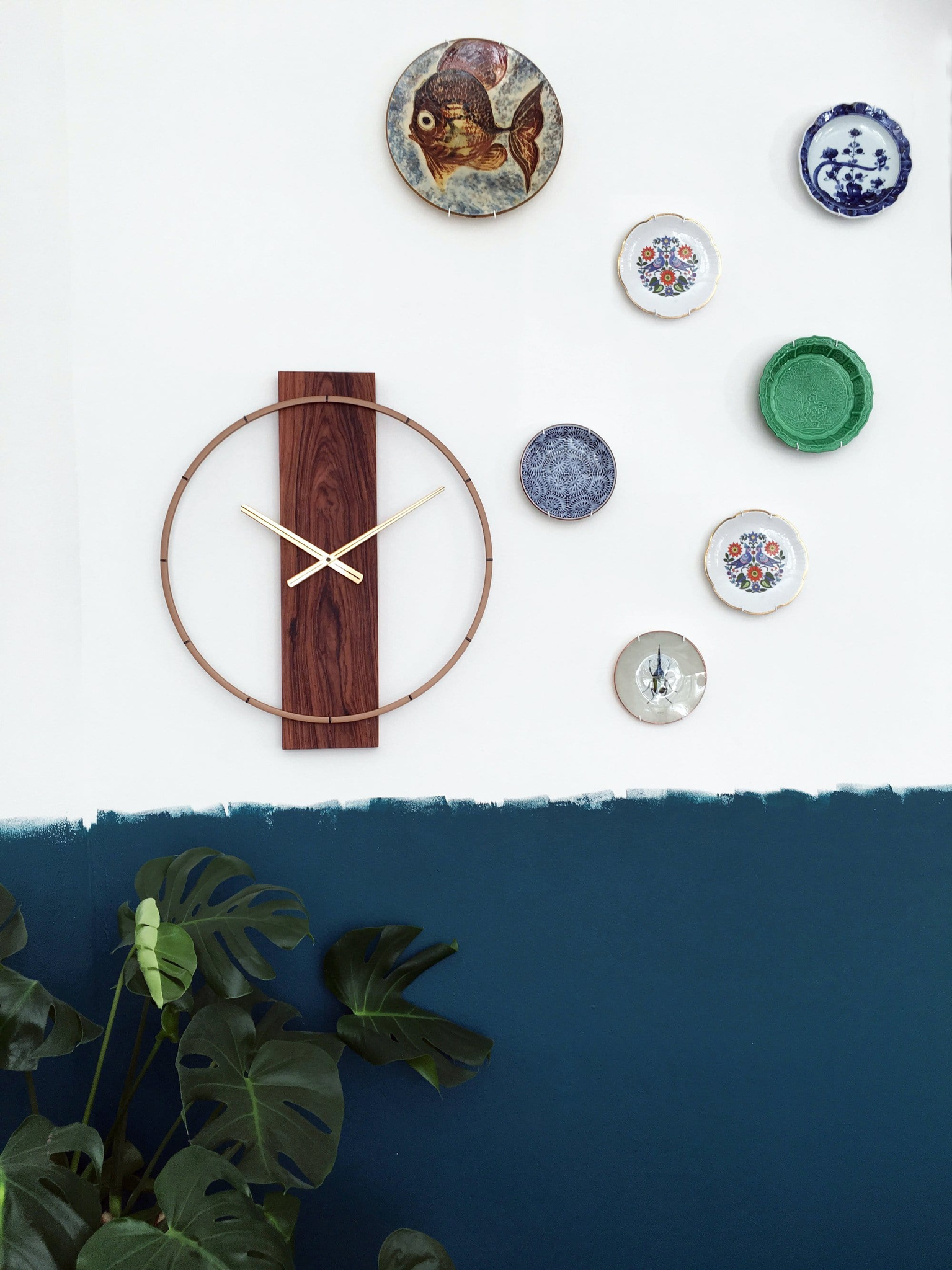 Wandklok\u0020\u002D\u002050,8\u0020x\u002058,2\u0020x\u00204,3\u0020cm\u0020\u002D\u0020Hout\u002FStaal