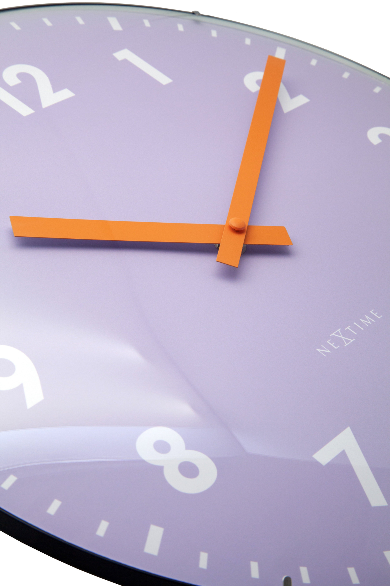 Wandklok\u002035\u0020cm\u0020bolvormige\u0020glaslens\u0020\u002D\u0020geruisloos\u0020\u002D\u0020glas\u0020\u002D\u0020NeXtime\u0020\u0027Duomo\u0027