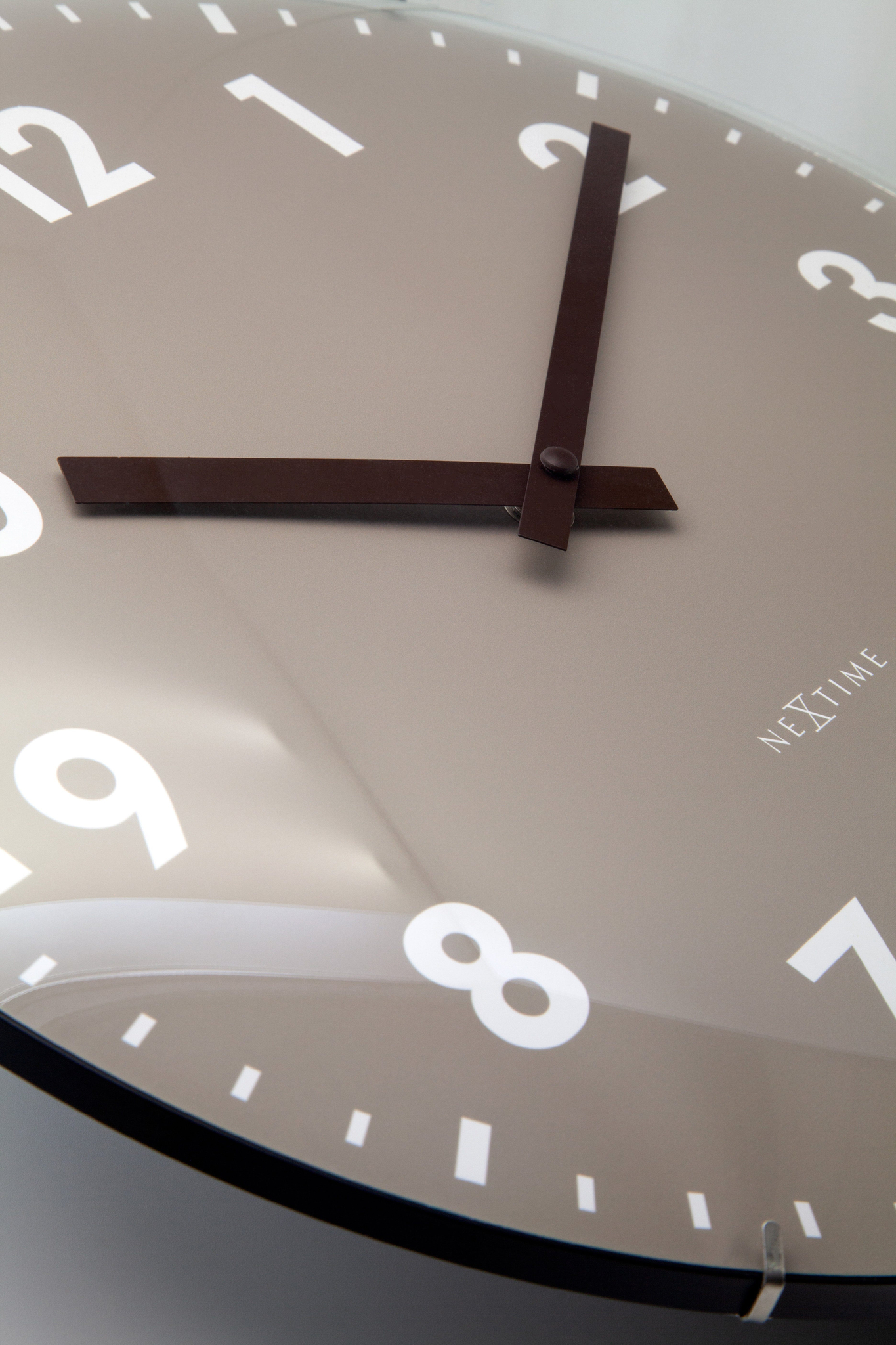 Wandklok\u002035\u0020cm\u0020bolvormige\u0020glaslens\u0020\u002D\u0020geruisloos\u0020\u002D\u0020glas\u0020\u002D\u0020NeXtime\u0020\u0027Duomo\u0027