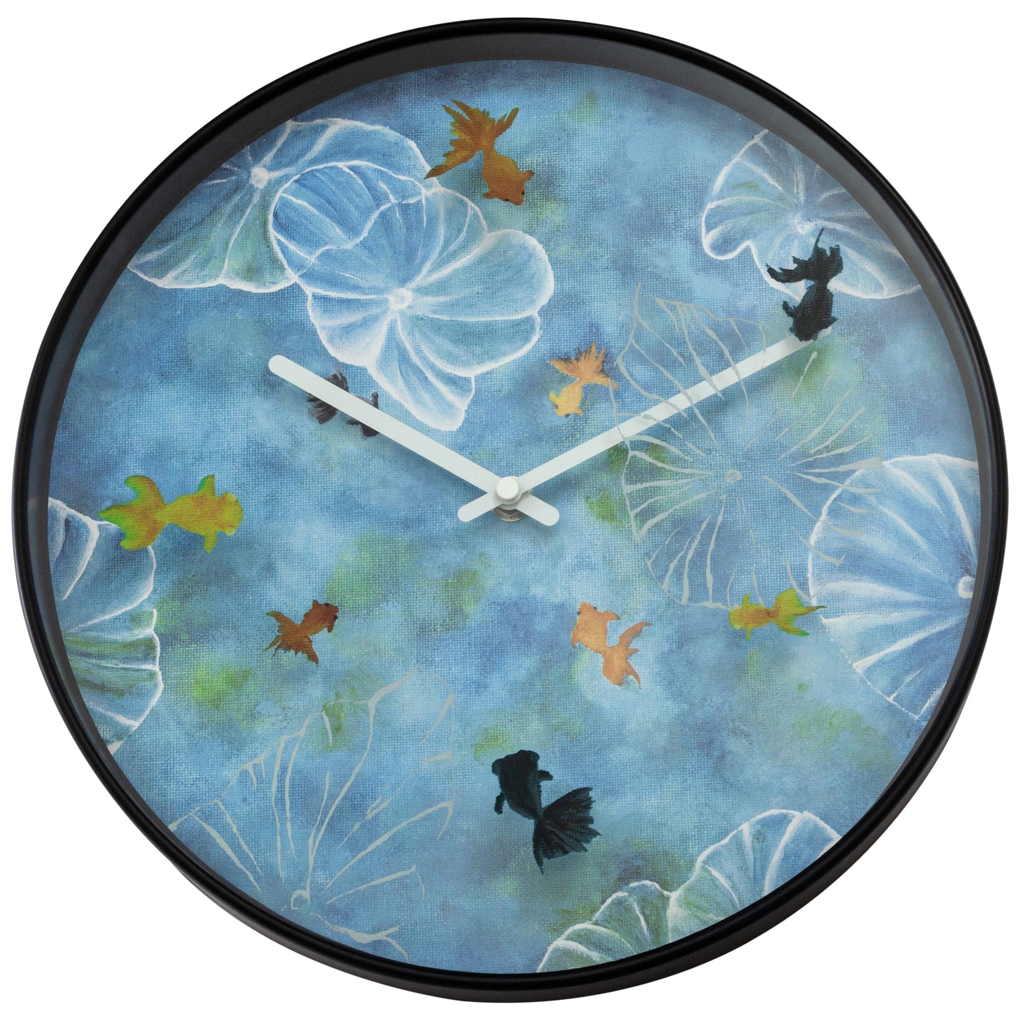 Wandklok\u002030\u0020cm\u0020\u002D\u0020Stil\u0020\u002D\u0020Blauw\u0020\u002D\u0020Plastic\u0020\u002D\u0020\u0022Pond\u0022