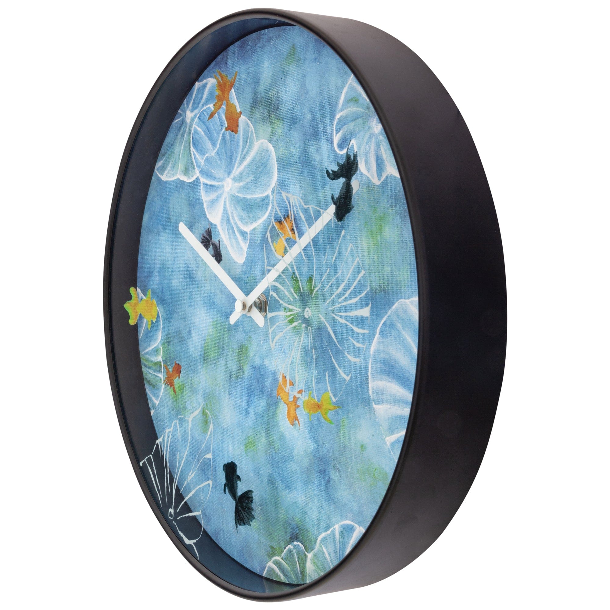 Wandklok\u002030\u0020cm\u0020\u002D\u0020Stil\u0020\u002D\u0020Blauw\u0020\u002D\u0020Plastic\u0020\u002D\u0020\u0022Pond\u0022