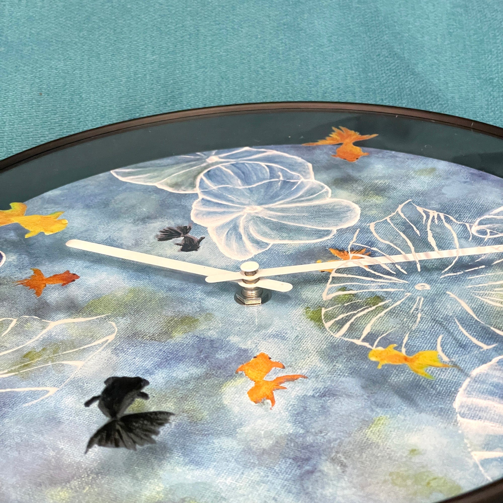 Wandklok\u002030\u0020cm\u0020\u002D\u0020Stil\u0020\u002D\u0020Blauw\u0020\u002D\u0020Plastic\u0020\u002D\u0020\u0022Pond\u0022