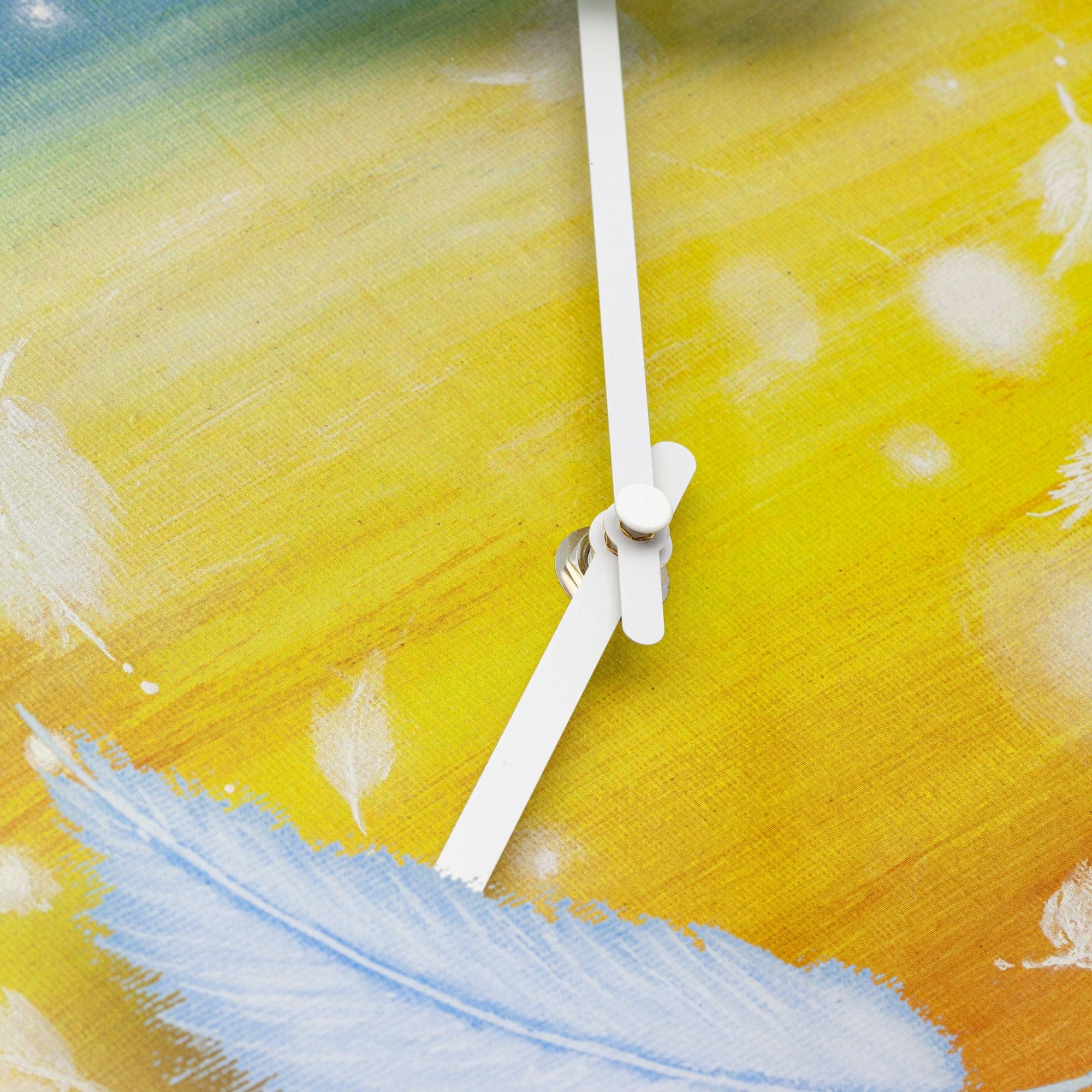 Wandklok\u002030\u0020cm\u0020\u002D\u0020Geruisloos\u0020\u002D\u0020Meerkleurig\u0020\u002D\u0020Plastic\u0020\u002D\u0020\u0022Veren\u0022