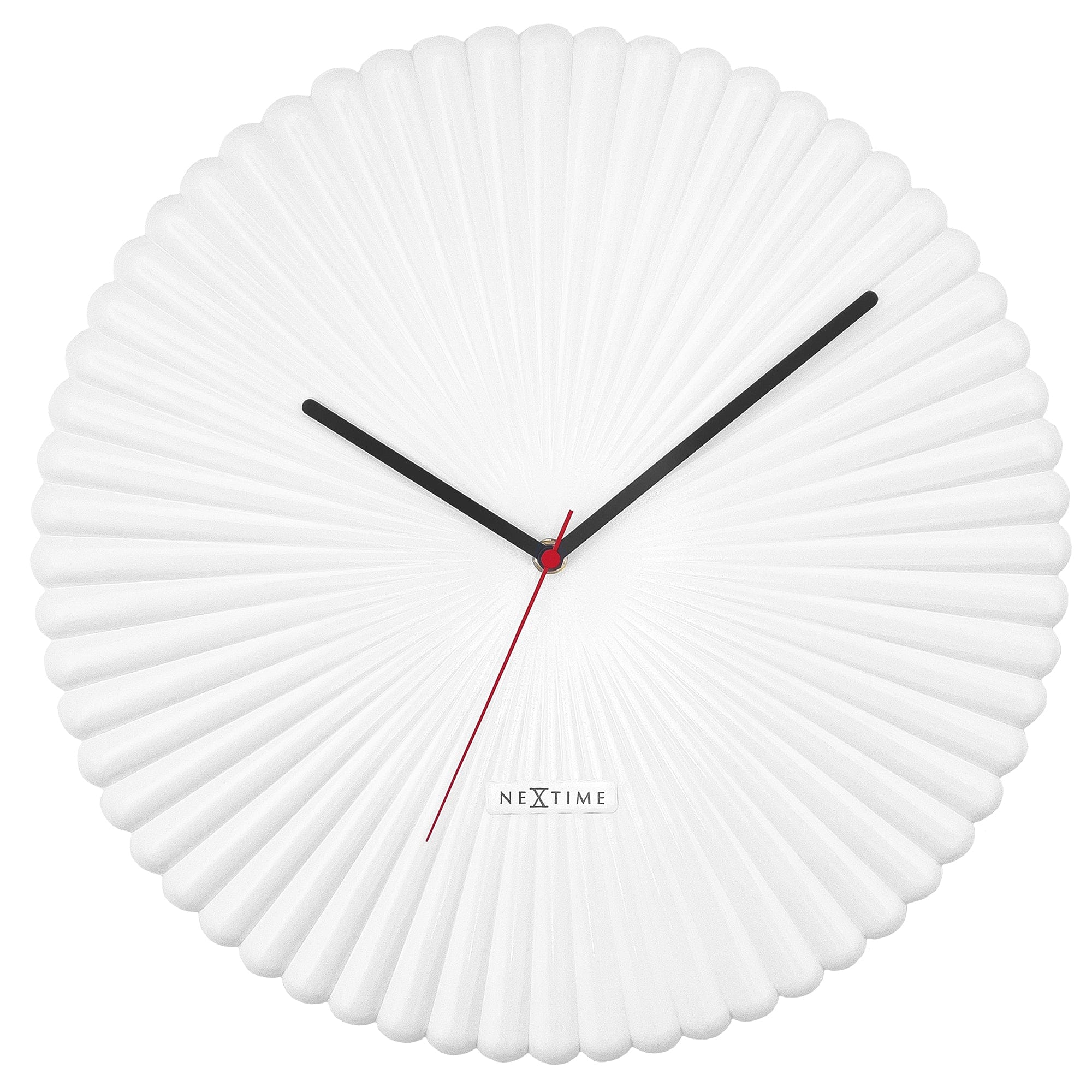 Wandklok\u002040\u0020cm\u0020\u002D\u0020Stil\u0020\u002D\u0020Wit\u002FGroen\u0020\u002D\u0020Polyresin\u0020\u002D\u0020NeXtime\u0020\u0027Mousse\u0027