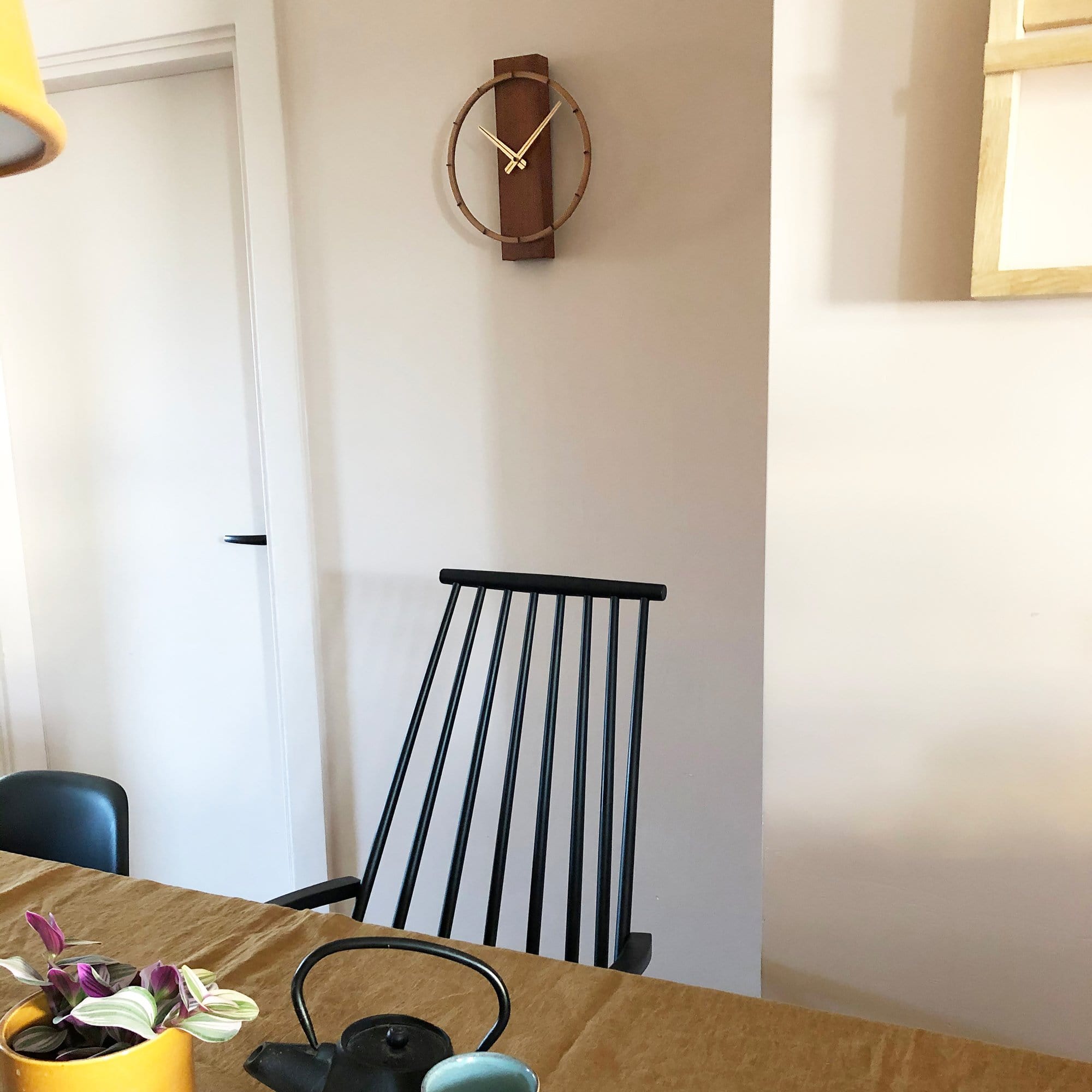 Tafel\u002D\u002Fwandklok\u0020\u002D\u002034\u0020x\u002027\u0020cm\u0020\u002D\u0020Hout\u002FStaal\u0020\u002D\u0020\u0027Carl\u0020Small\u0027