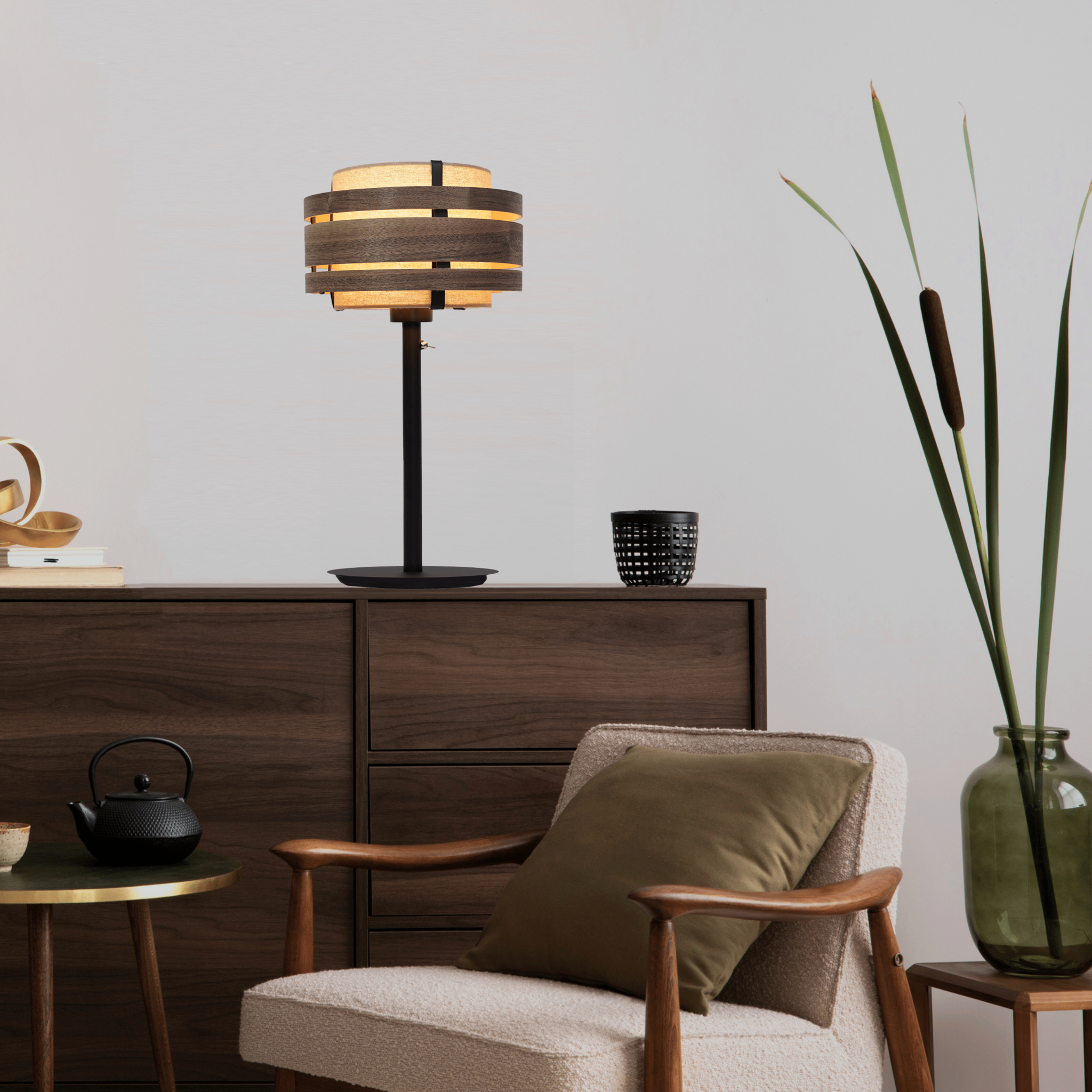 Lampenkap\u0020\u002D\u0020Hout\u0020\u0028donker\u0020walnootfineer\u0029\u0020\u002D\u0020Stof\u0020\u002D\u002025\u0020cm\u0020\u002D\u0020\u0022Beam\u0022