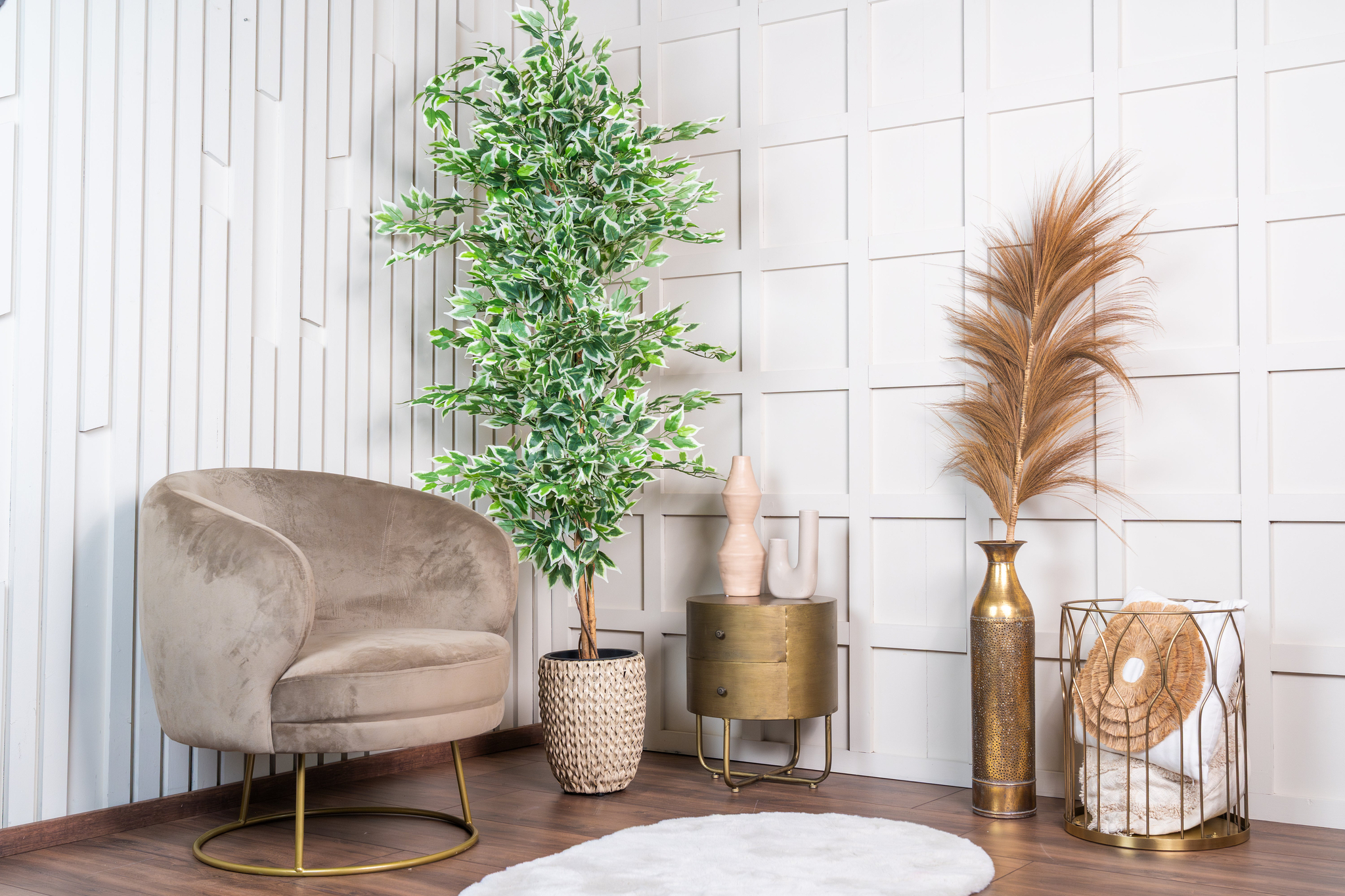 Kunstplant\u0020Ficus\u0020groen\u0020180cm
