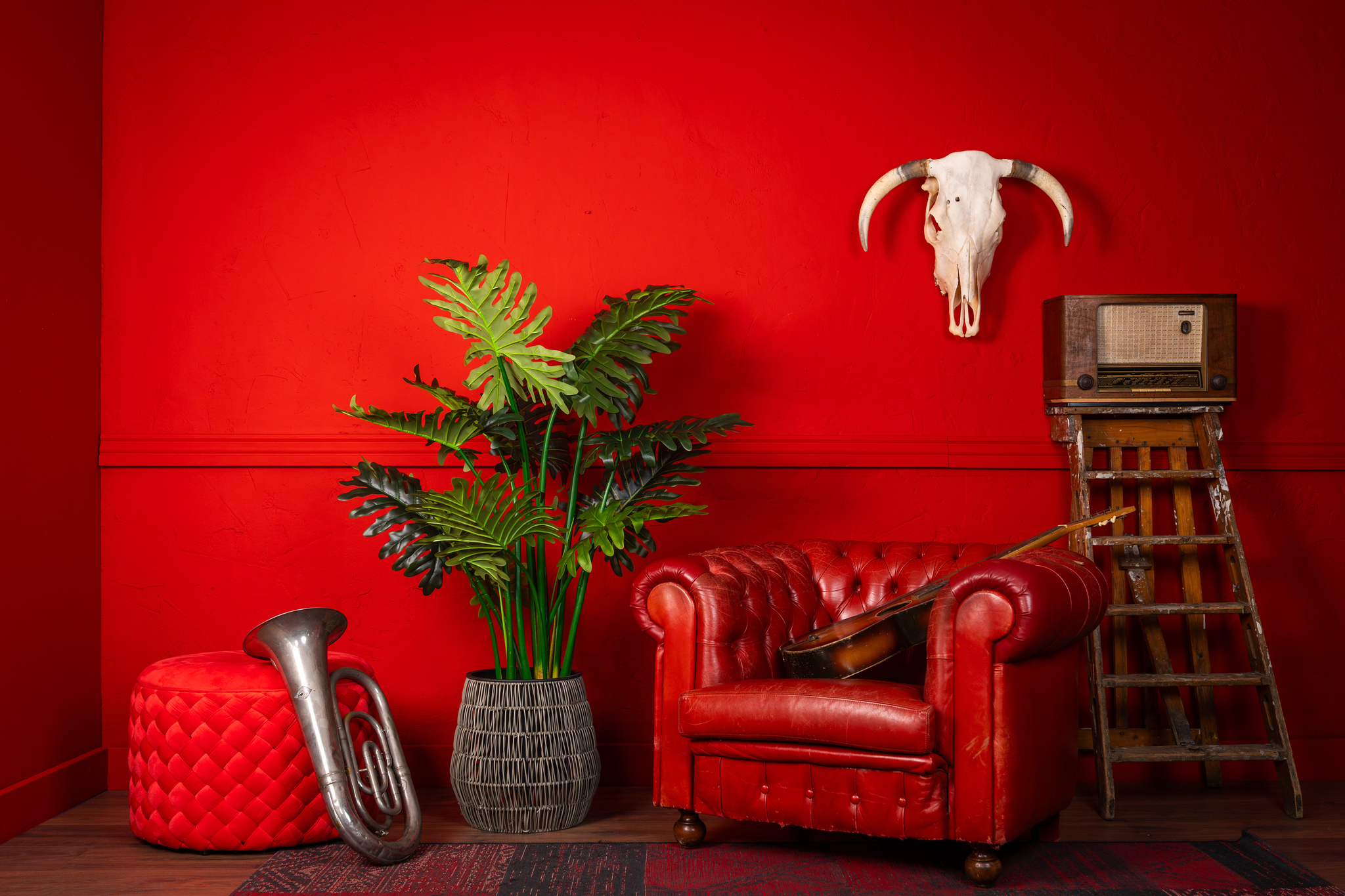 140\u0020cm\u0020kunstplant\u0020Philodendron