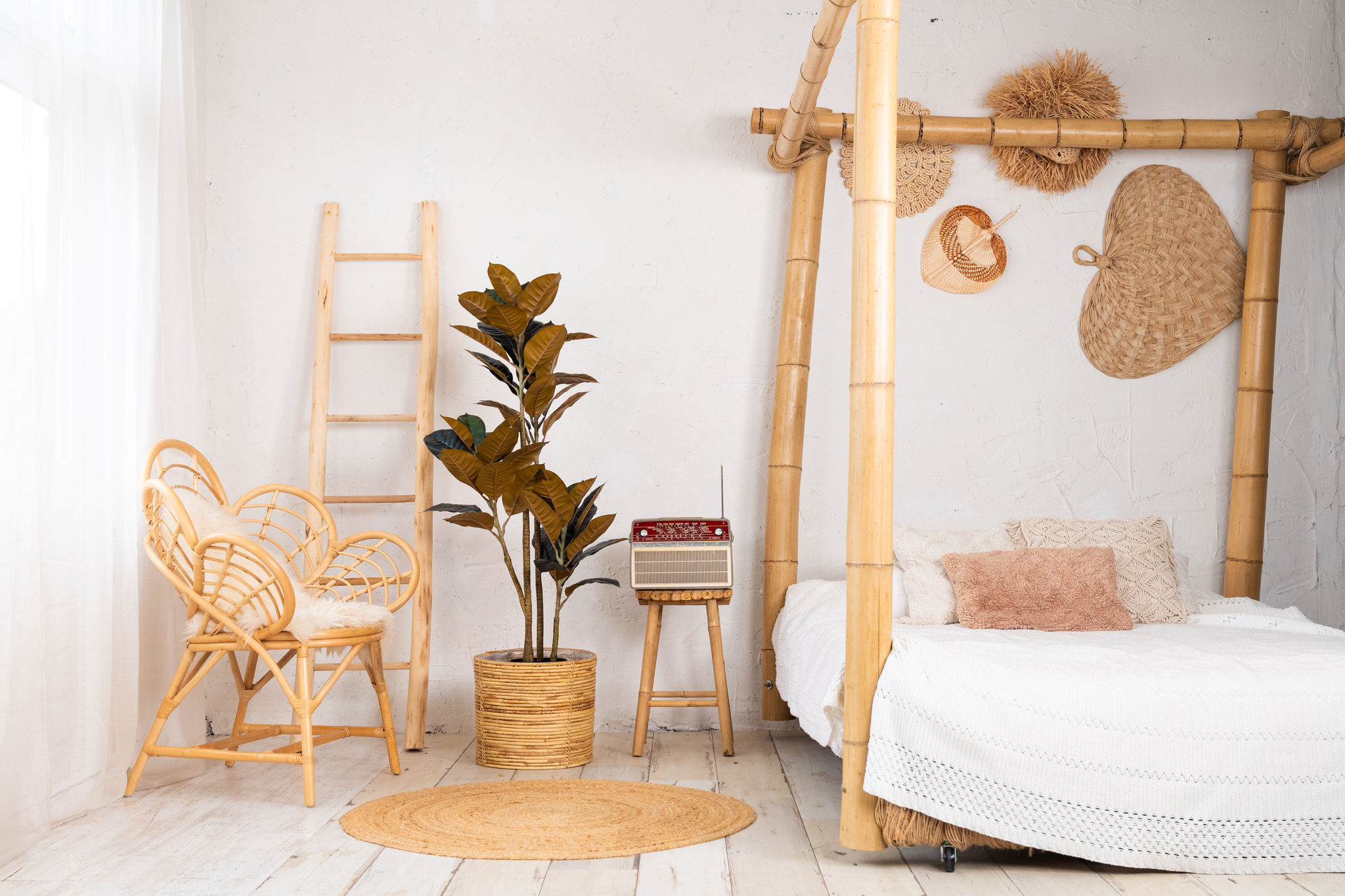 Rubberboom\u0020kunstplant\u0020140\u0020cm\u0020\u002D\u0020Ficus\u0020elastica\u0020met\u00203\u0020stammen