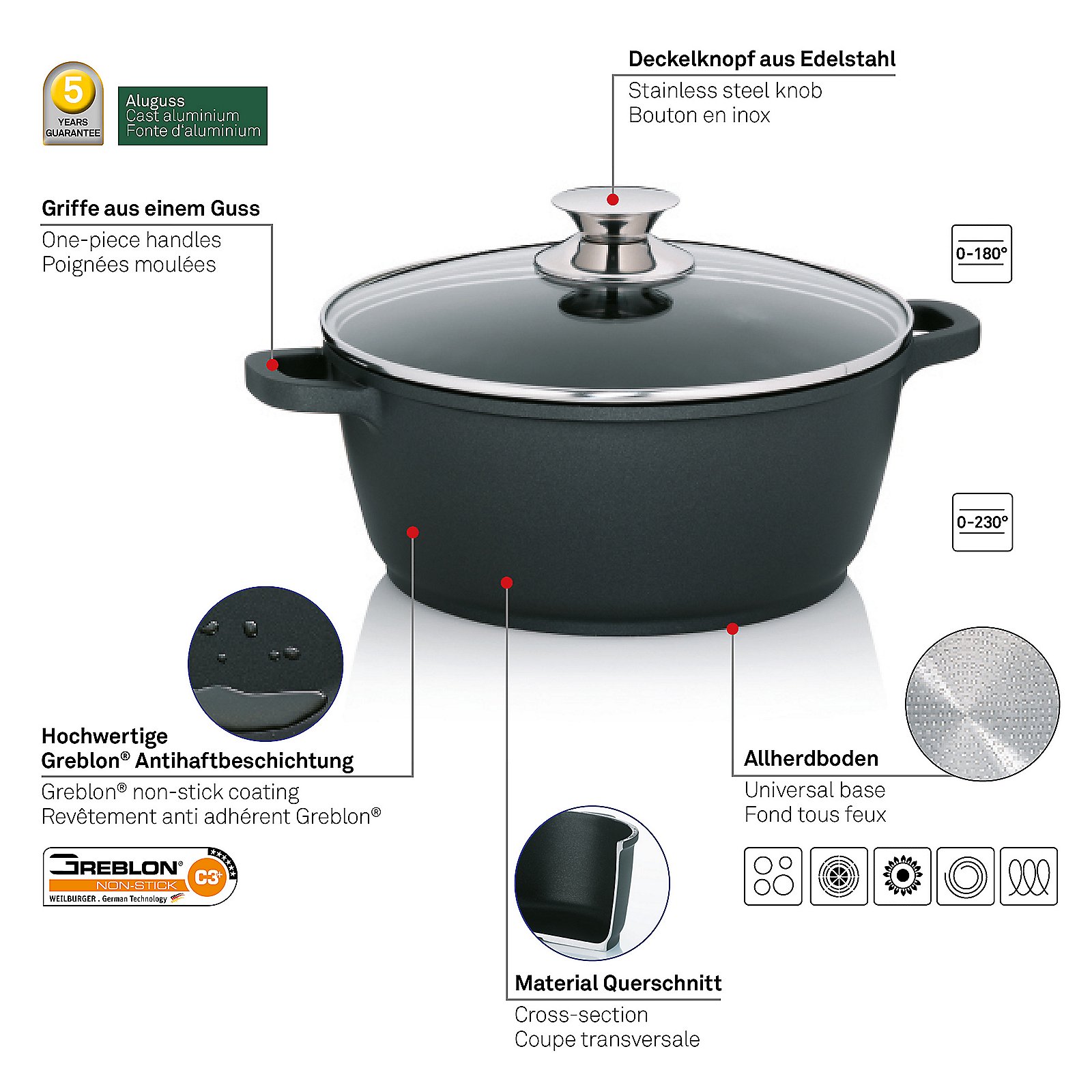 Kerros\u0020Braadpan\u0020met\u0020Deksel\u00203,2\u0020liter