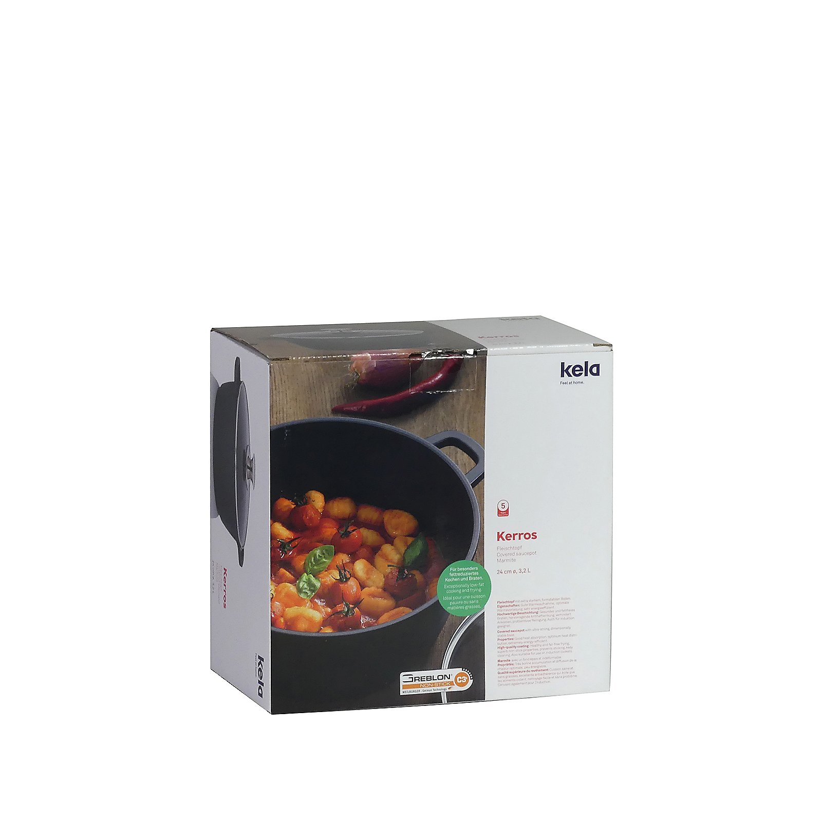 Kerros\u0020Braadpan\u0020met\u0020Deksel\u00203,2\u0020liter