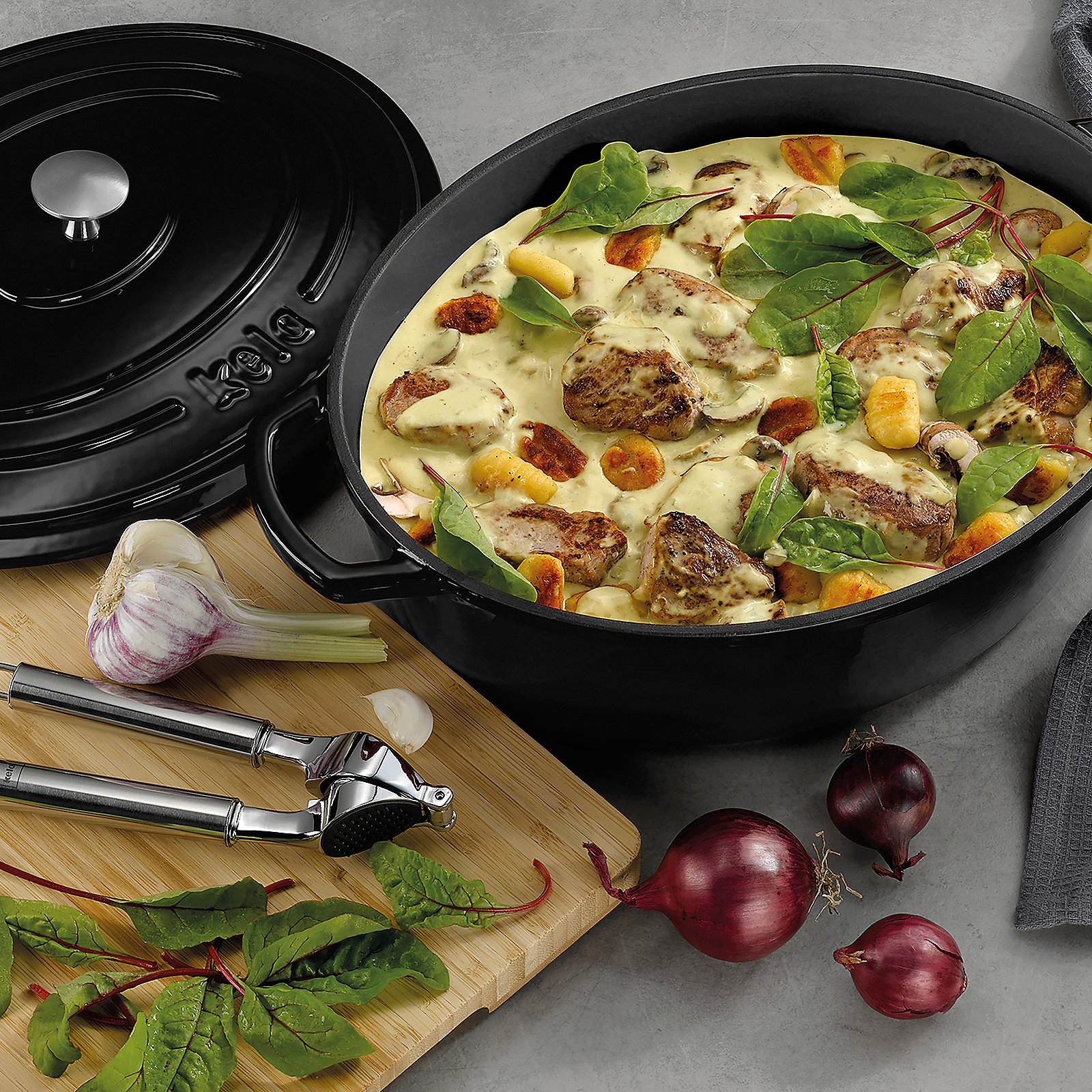 Calido\u0020braadpan\u0020met\u0020deksel\u00206,5\u0020liter