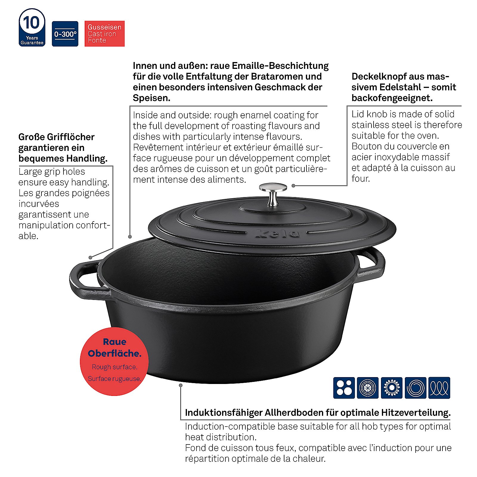 Calido\u0020braadpan\u0020met\u0020deksel\u00206,5\u0020liter