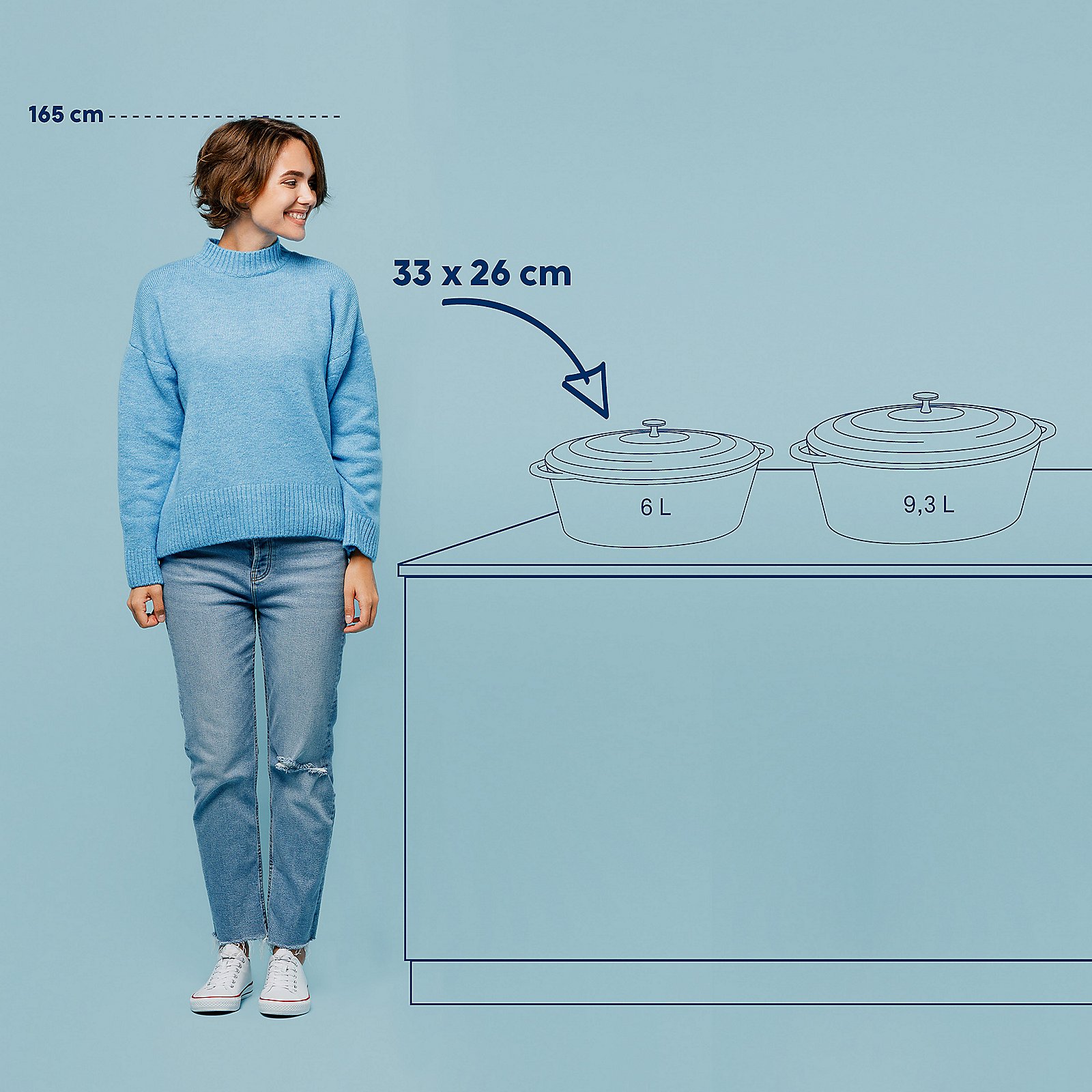Calido\u0020braadpan\u0020met\u0020deksel\u00206,5\u0020liter