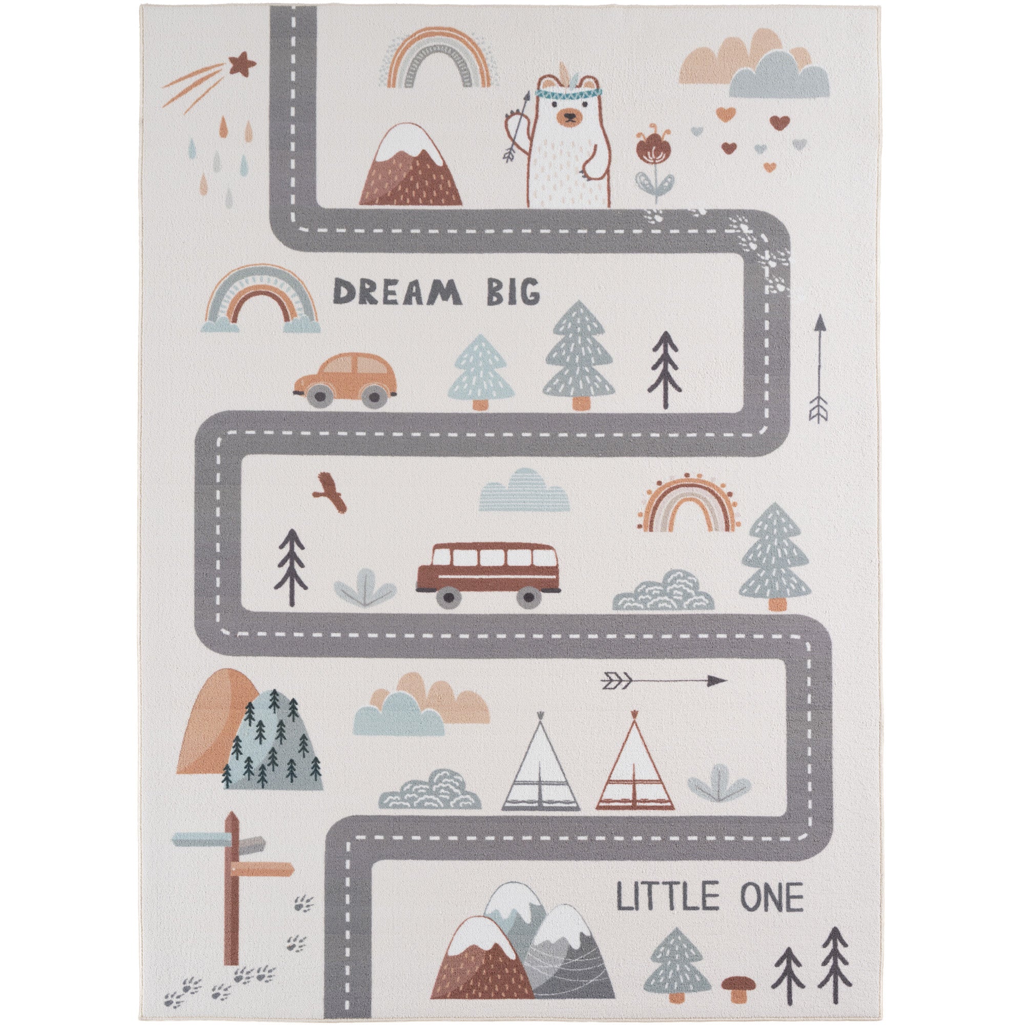 Kindervloerkleed\u0020Rechthoek\u0020Speelweg\u0020COCO\u0020Cr\u00E8me\u0020\u2013\u0020Speelkleed\u0020met\u0020Weg\u0020voor\u0020de\u0020Kinderkamer