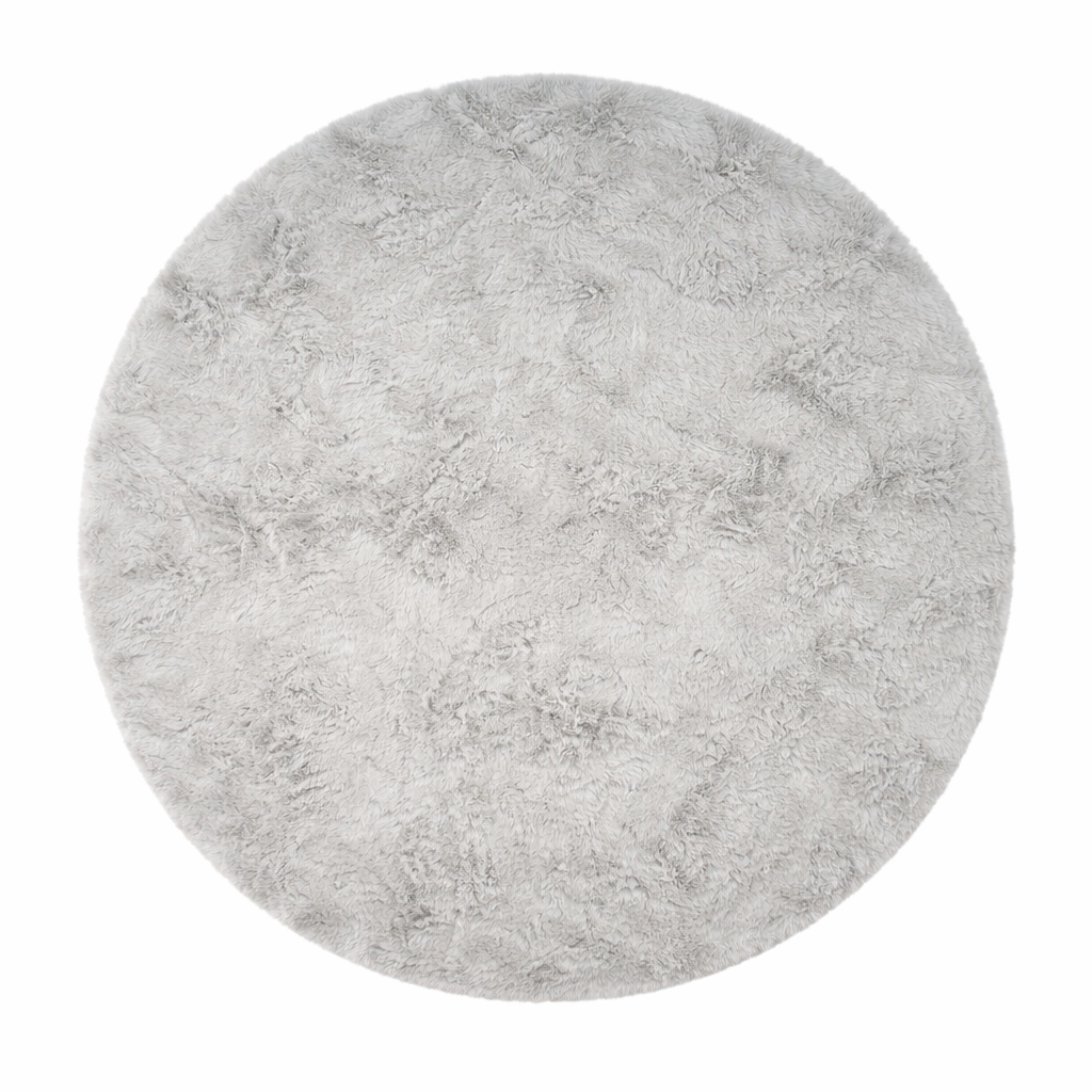 KNUFFEL\u0020Pluizig\u0020Rond\u0020Vloerkleed\u0020Lichtgrijs\u0020\u2013\u0020Hoogpolig\u0020Tapijt\u0020Extra\u0020Zacht