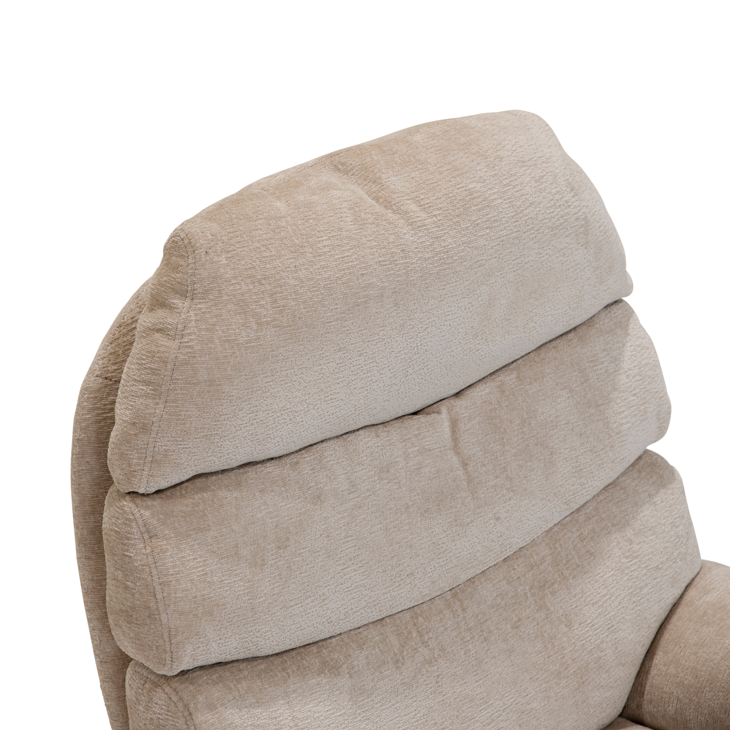 Draaibare\u0020relaxfauteuil\u0020met\u0020voetenbank\u0020in\u0020zachte\u0020beige\u0020stof Draaibare\u0020relaxfauteuil\u0020met\u0020voetenbank\u0020in\u0020zachte\u0020beige\u0020stof