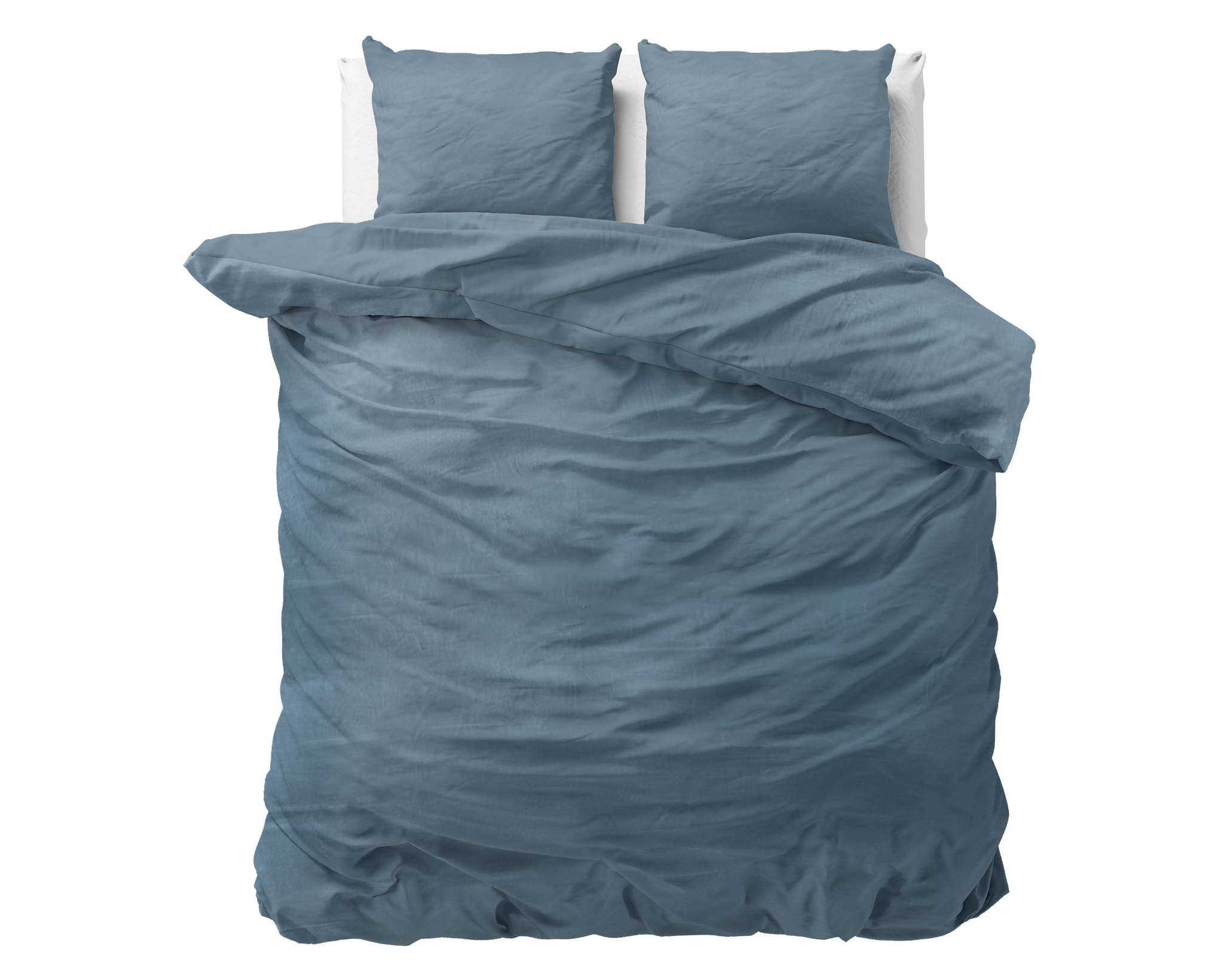 Dekbed\u0020overtrek\u0020Stonewashed\u0020blauw\u0020240\u0020x\u0020220\u0020cm