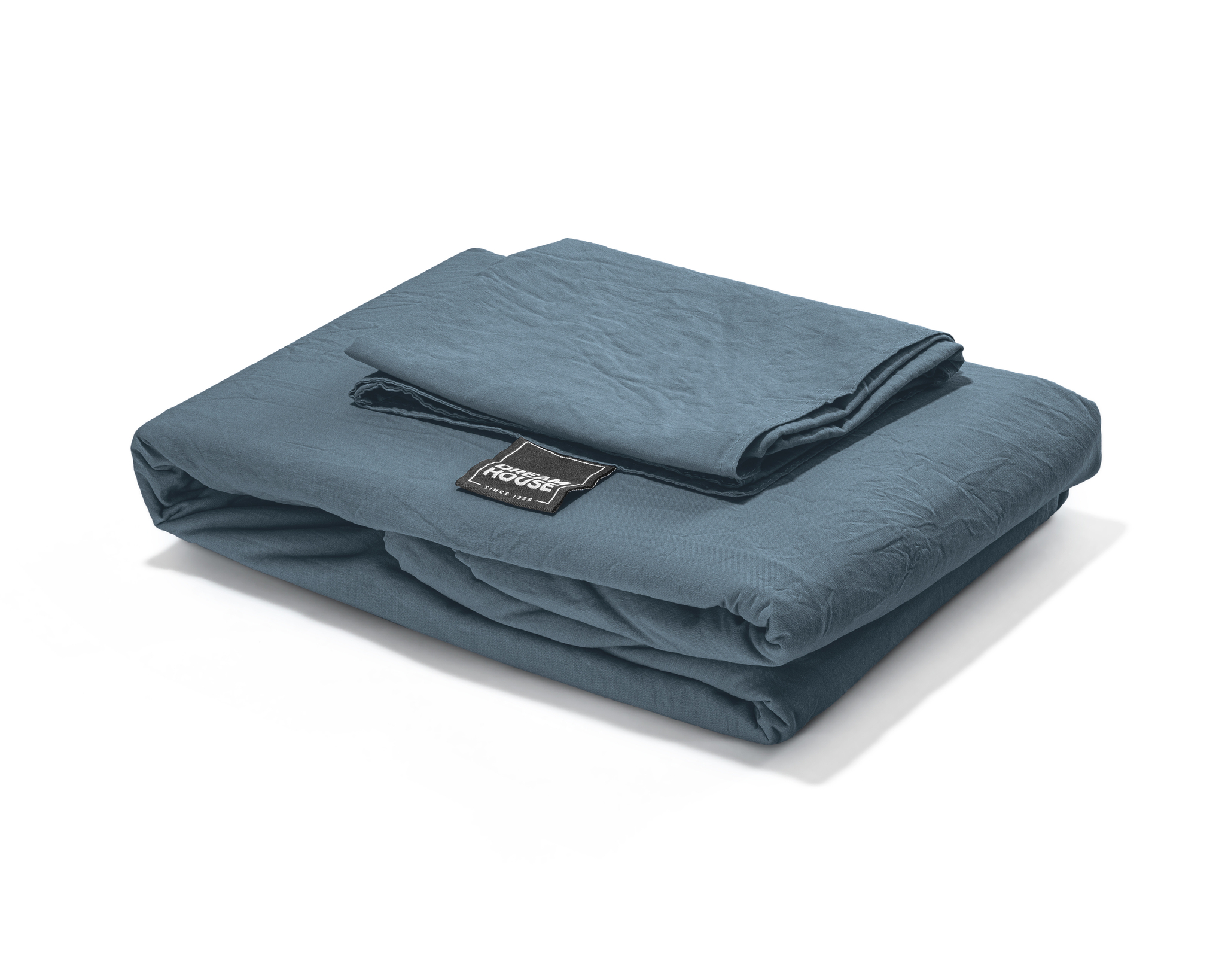 Dekbedovertrek\u0020stonewashed\u0020blauw\u0020140\u0020x\u0020220\u0020cm